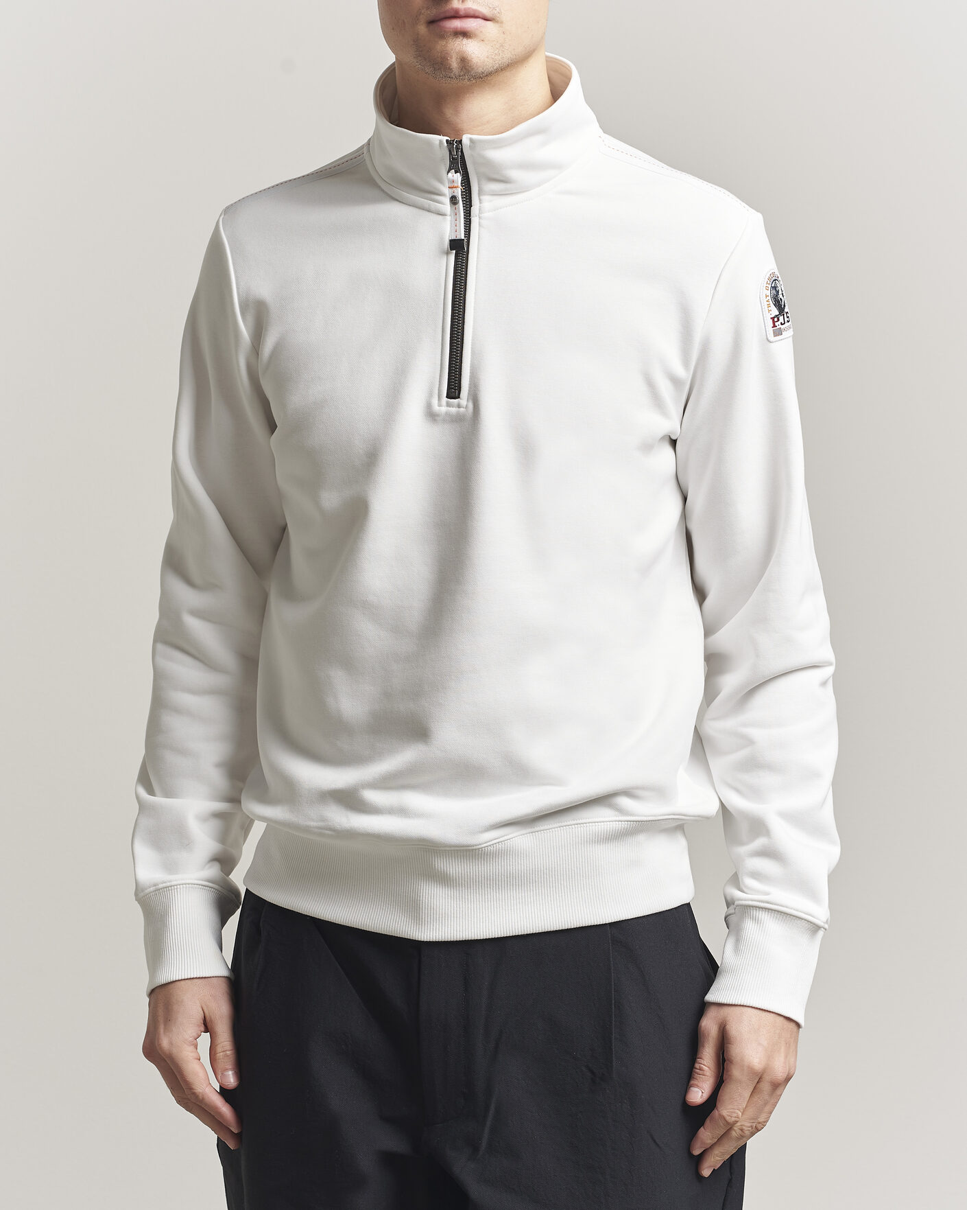 Men | Sweaters & Knitwear | Parajumpers | Broad Peak Super Easy Half Zip White