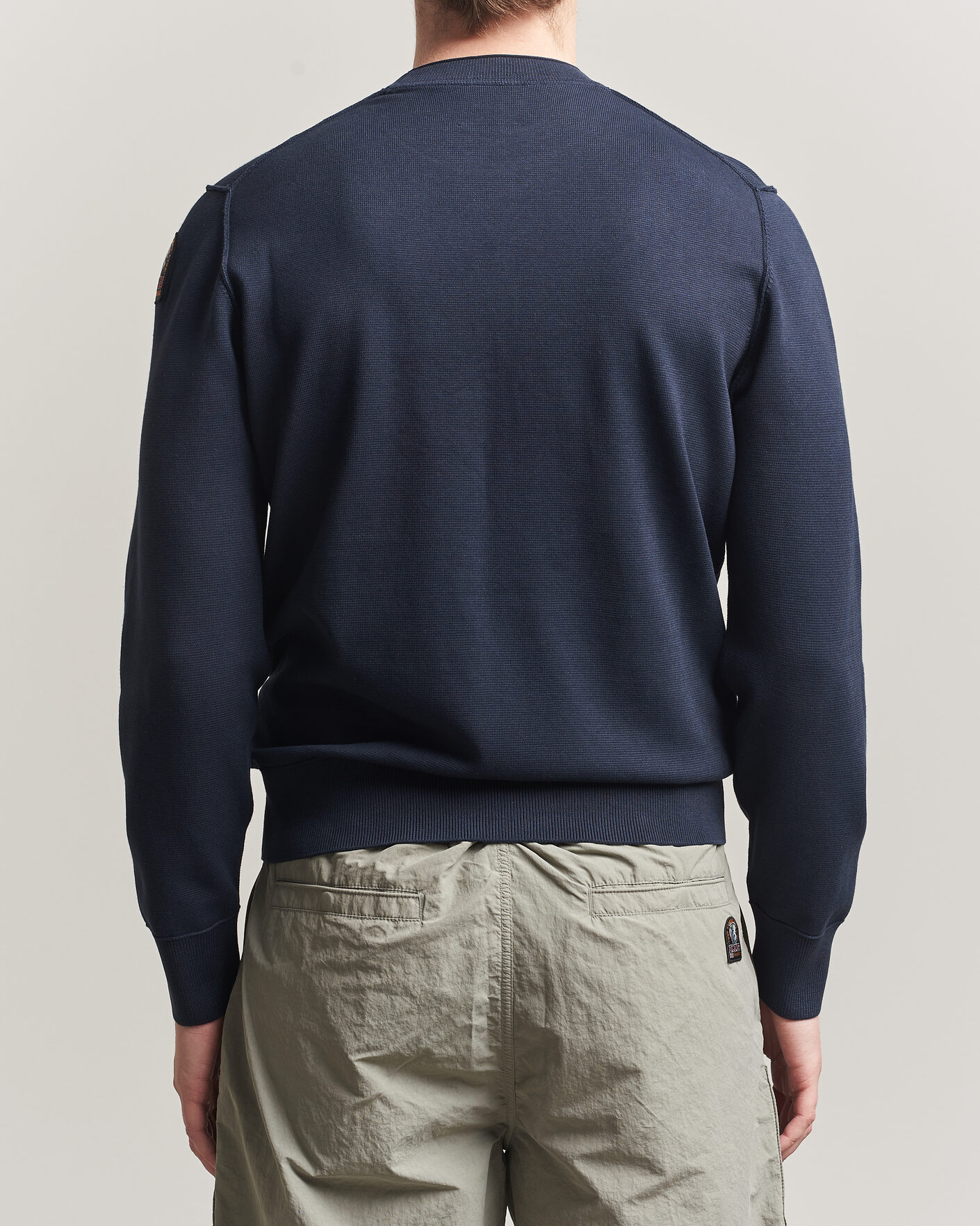 Men | Sweaters & Knitwear | Parajumpers | Basic Braw Knitted Sweater Navy