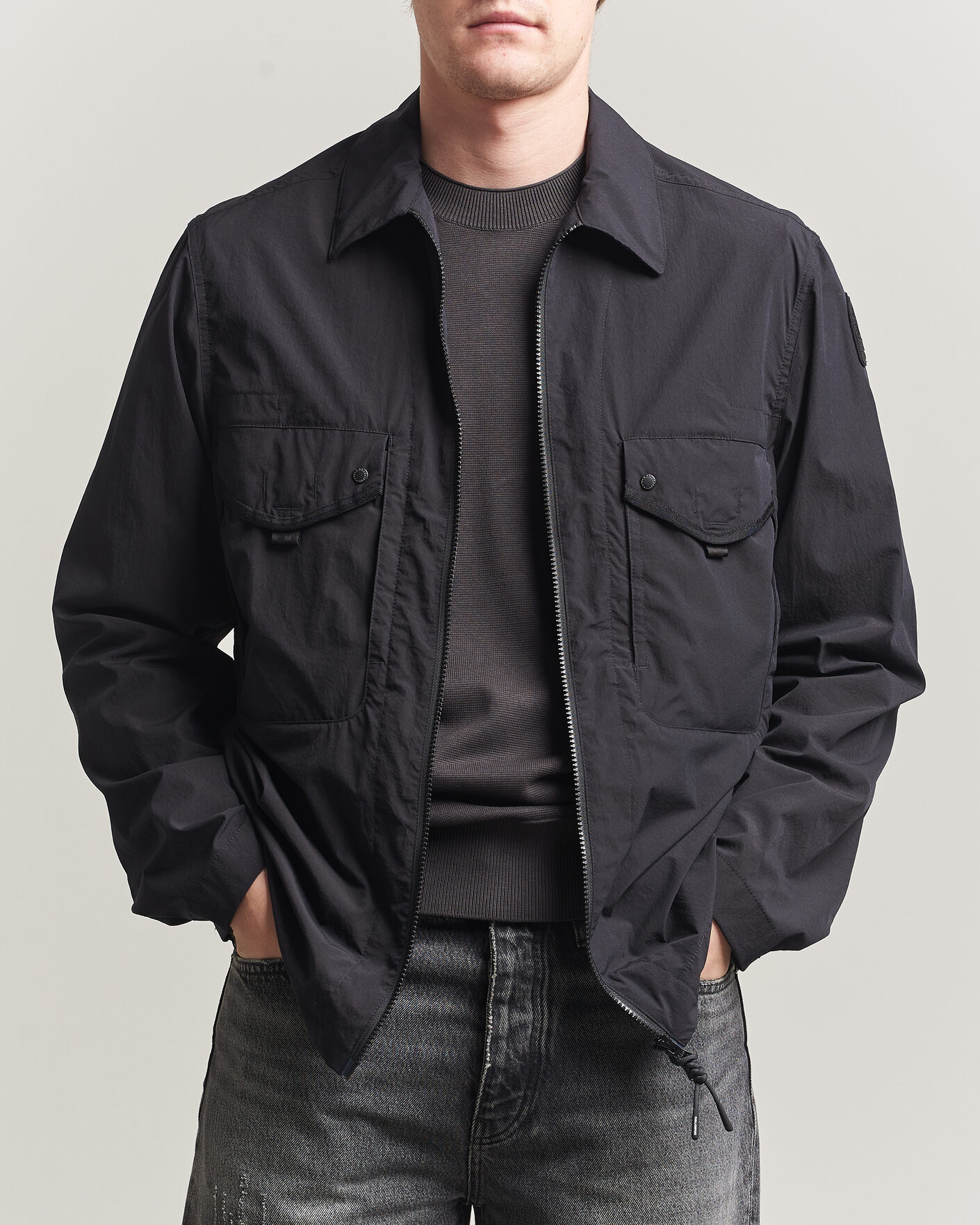 Men | Coats & Jackets | Parajumpers | Elgin Travel Shirt Jacket Black