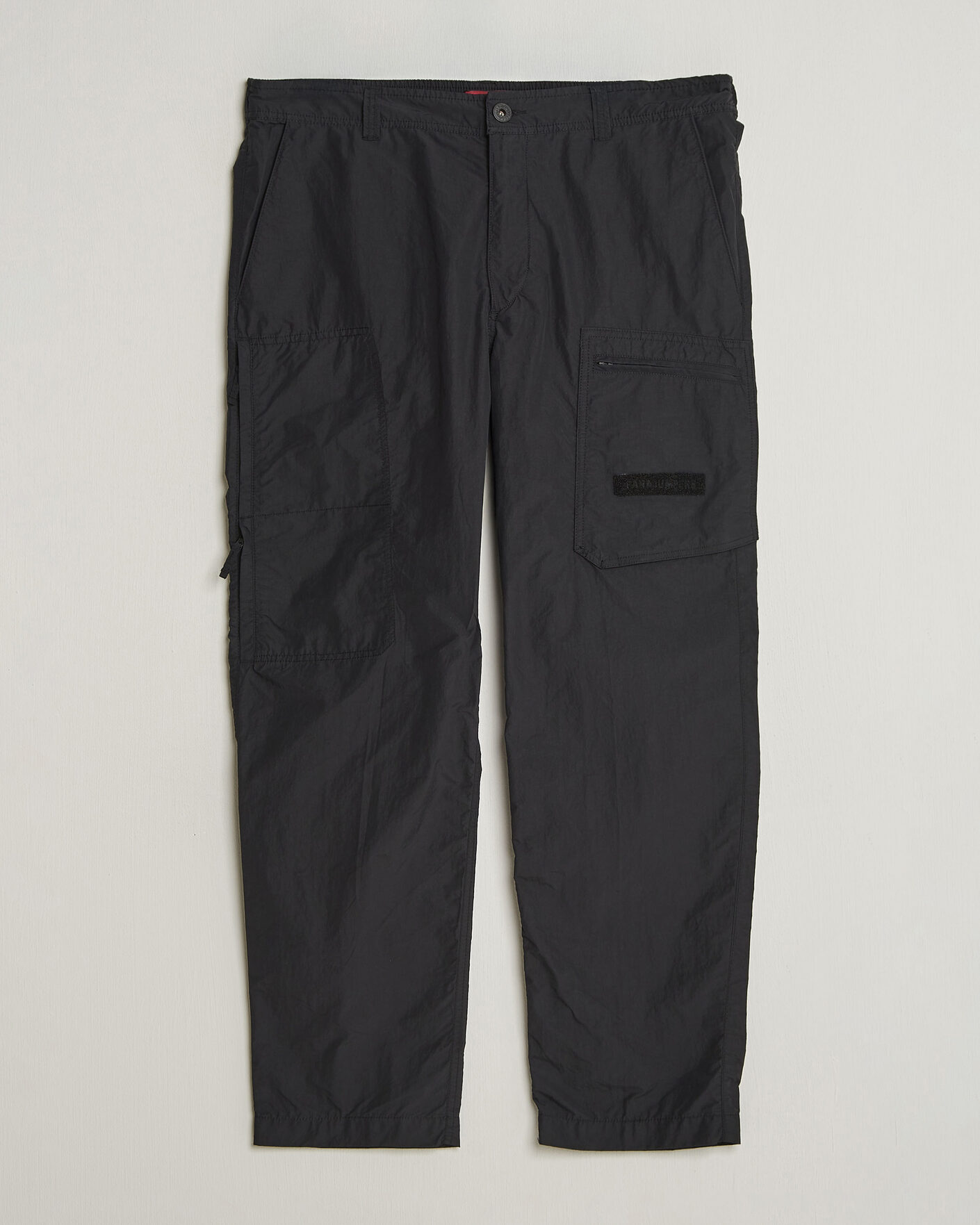 Parajumpers Lovel Smash Peached Nylon Pants Black at CareOfCarl.com