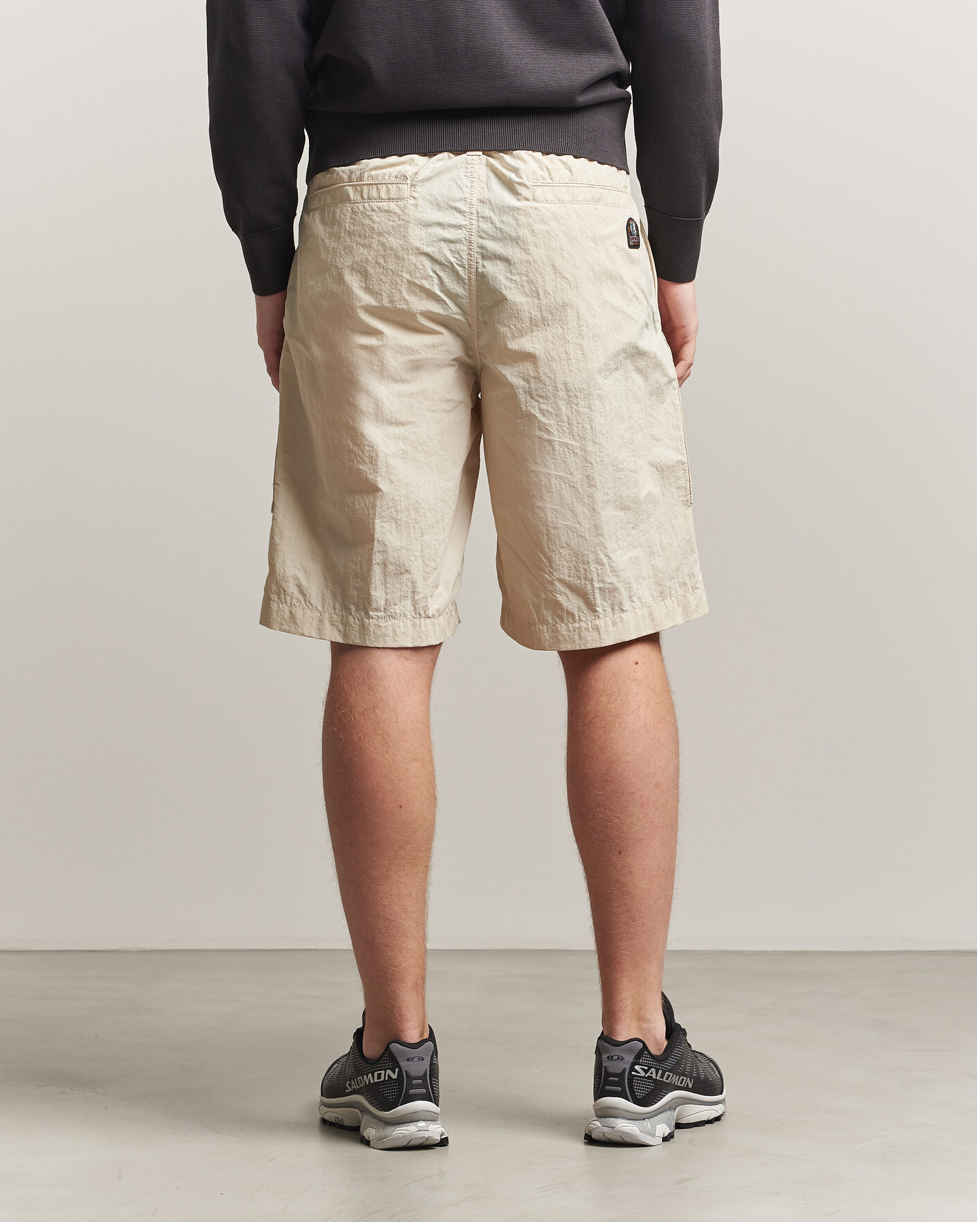 Men | Shorts | Parajumpers | Lex Smash Peached Nylon Shorts Bone