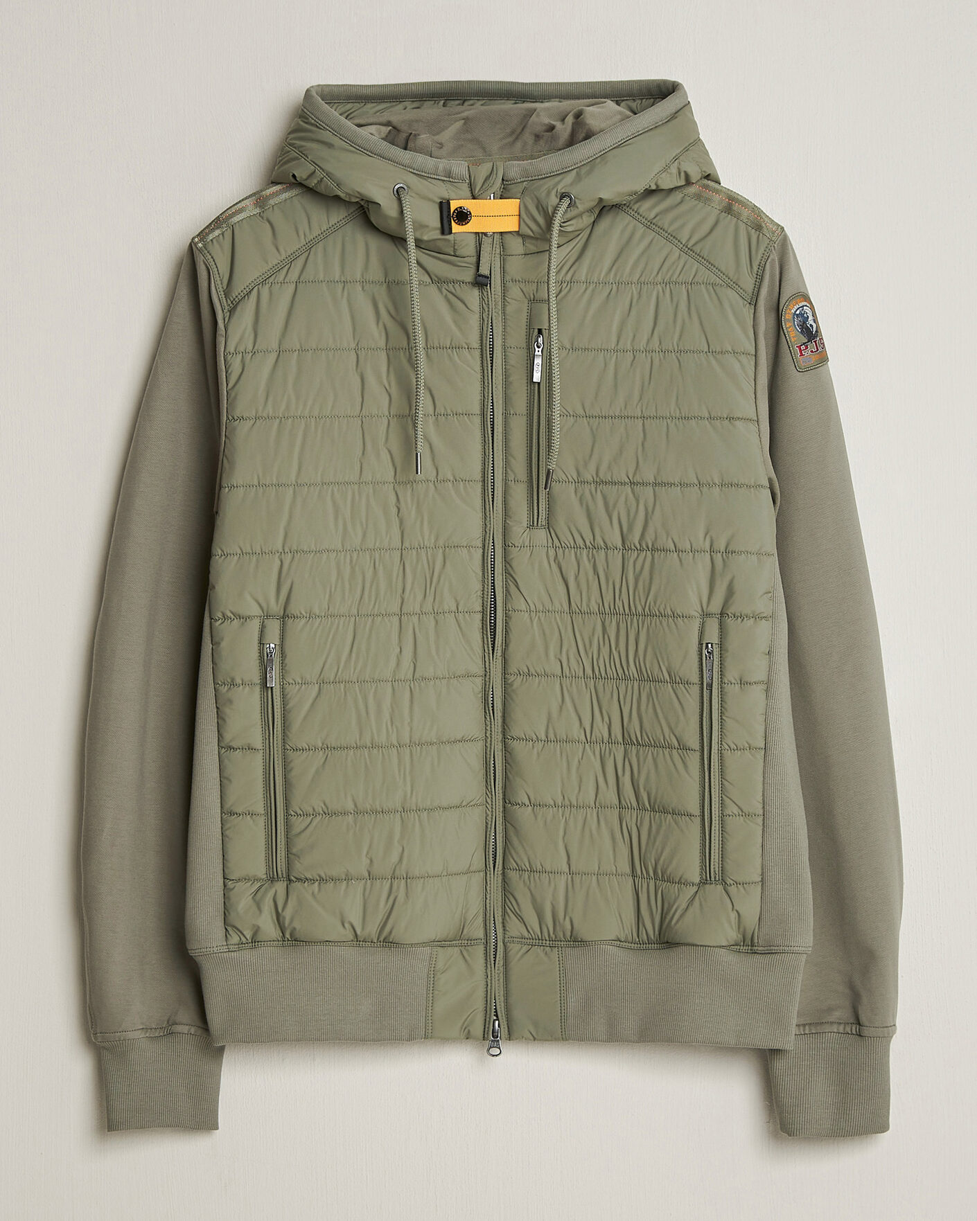 Men | Coats & Jackets | Parajumpers | Ivor Hybrid Hooded Jacket Ashen Sage