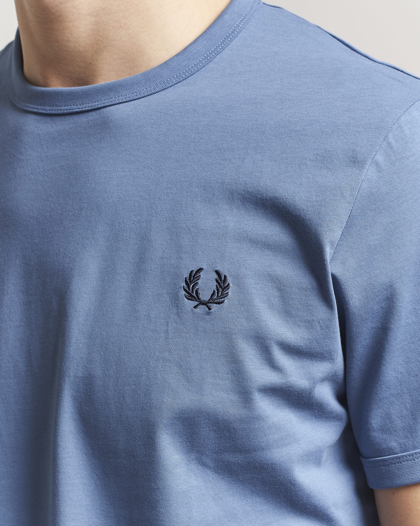 Men | T-Shirts | Fred Perry | Ringer T-Shirt Ace Blue
