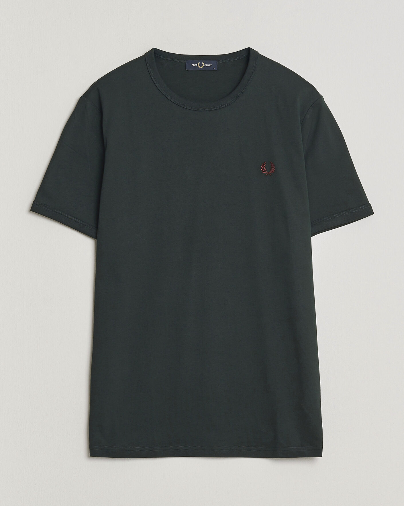 Men | T-Shirts | Fred Perry | Ringer T-Shirt Grassroots Green