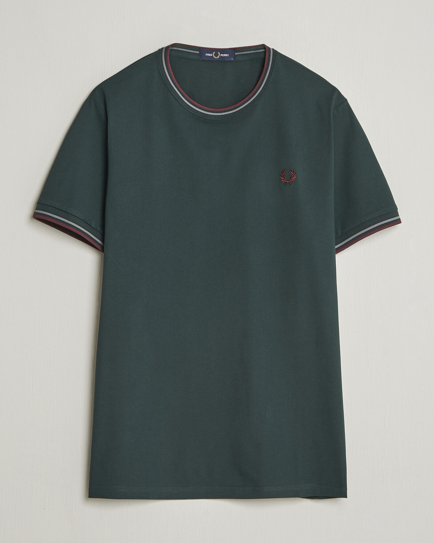Men | T-Shirts | Fred Perry | Twin Tipped T-Shirt Grassroots Green