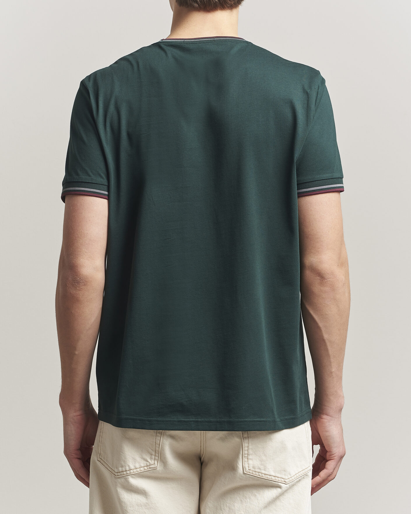 Men | T-Shirts | Fred Perry | Twin Tipped T-Shirt Grassroots Green
