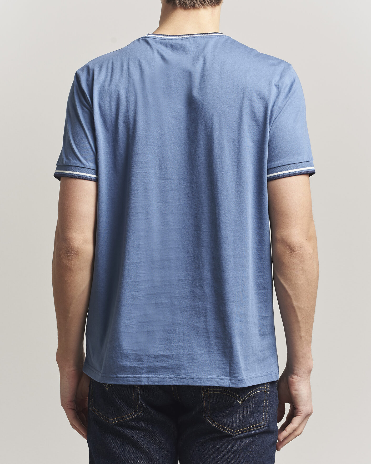 Men | T-Shirts | Fred Perry | Twin Tipped T-Shirt Ace Blue