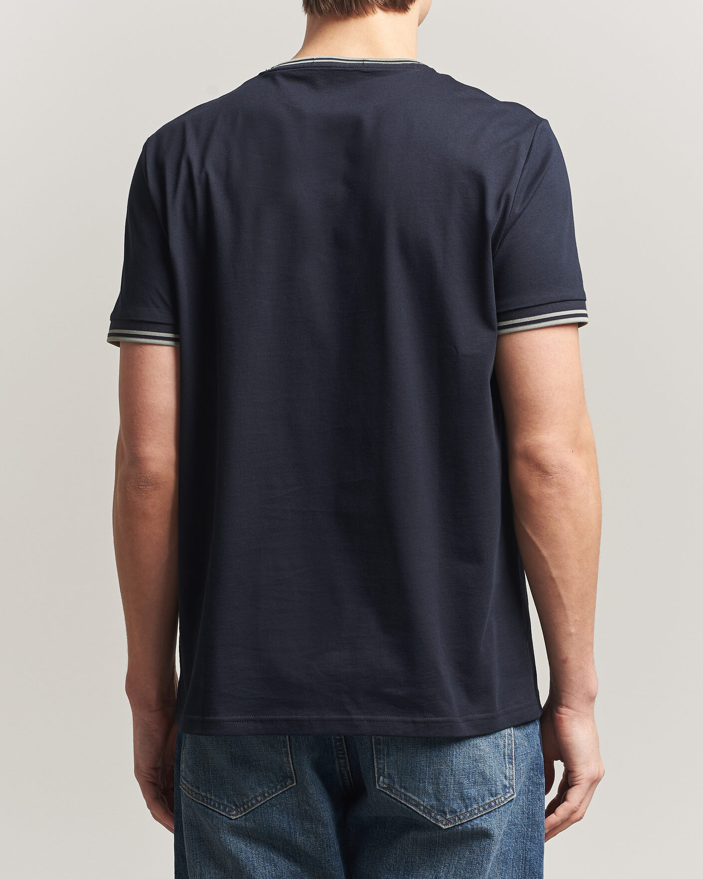 Men | T-Shirts | Fred Perry | Twin Tipped T-Shirt Navy