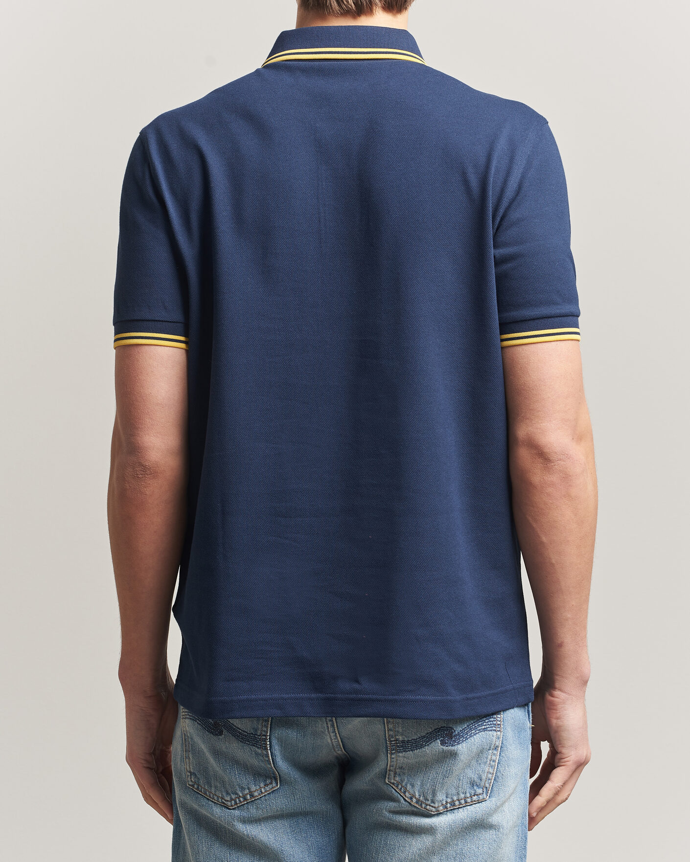 Men | Polo Shirts | Fred Perry | Twin Tipped Polo Shirt Tennis Blue