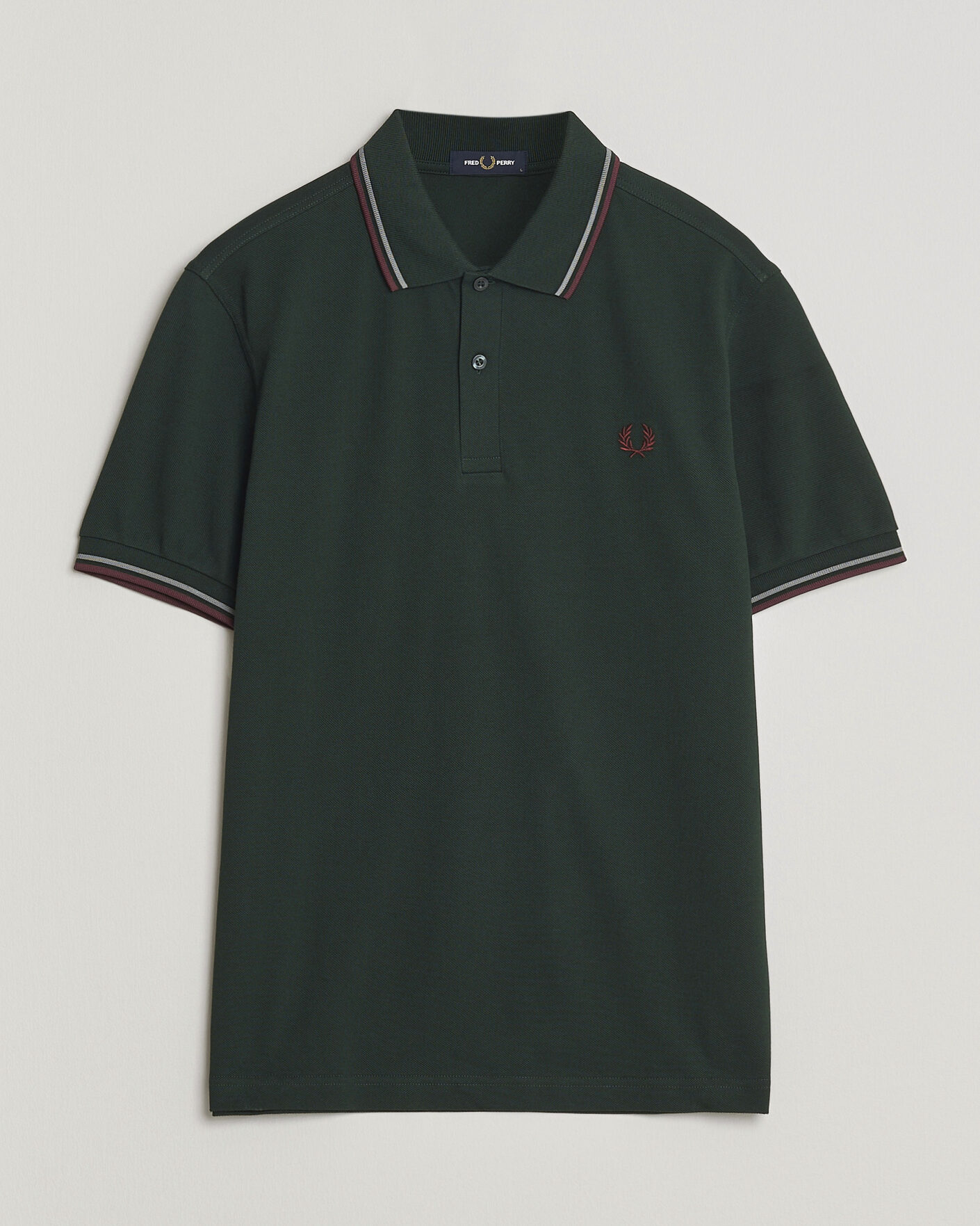 Men | Polo Shirts | Fred Perry | Twin Tipped Polo Shirt Grassroots Green
