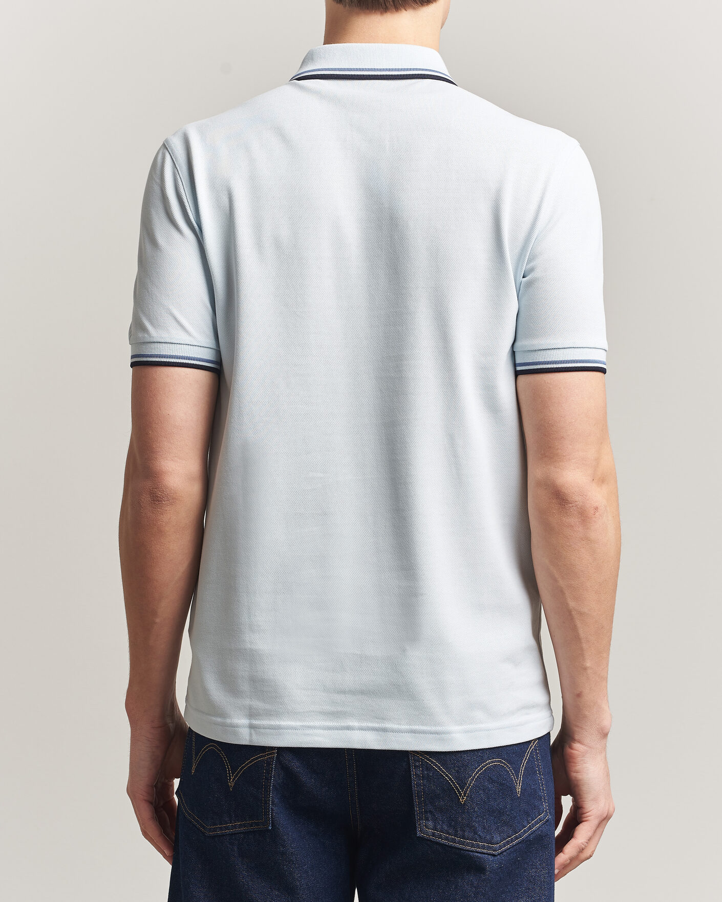 Men | Polo Shirts | Fred Perry | Twin Tipped Polo Shirt Light Ice