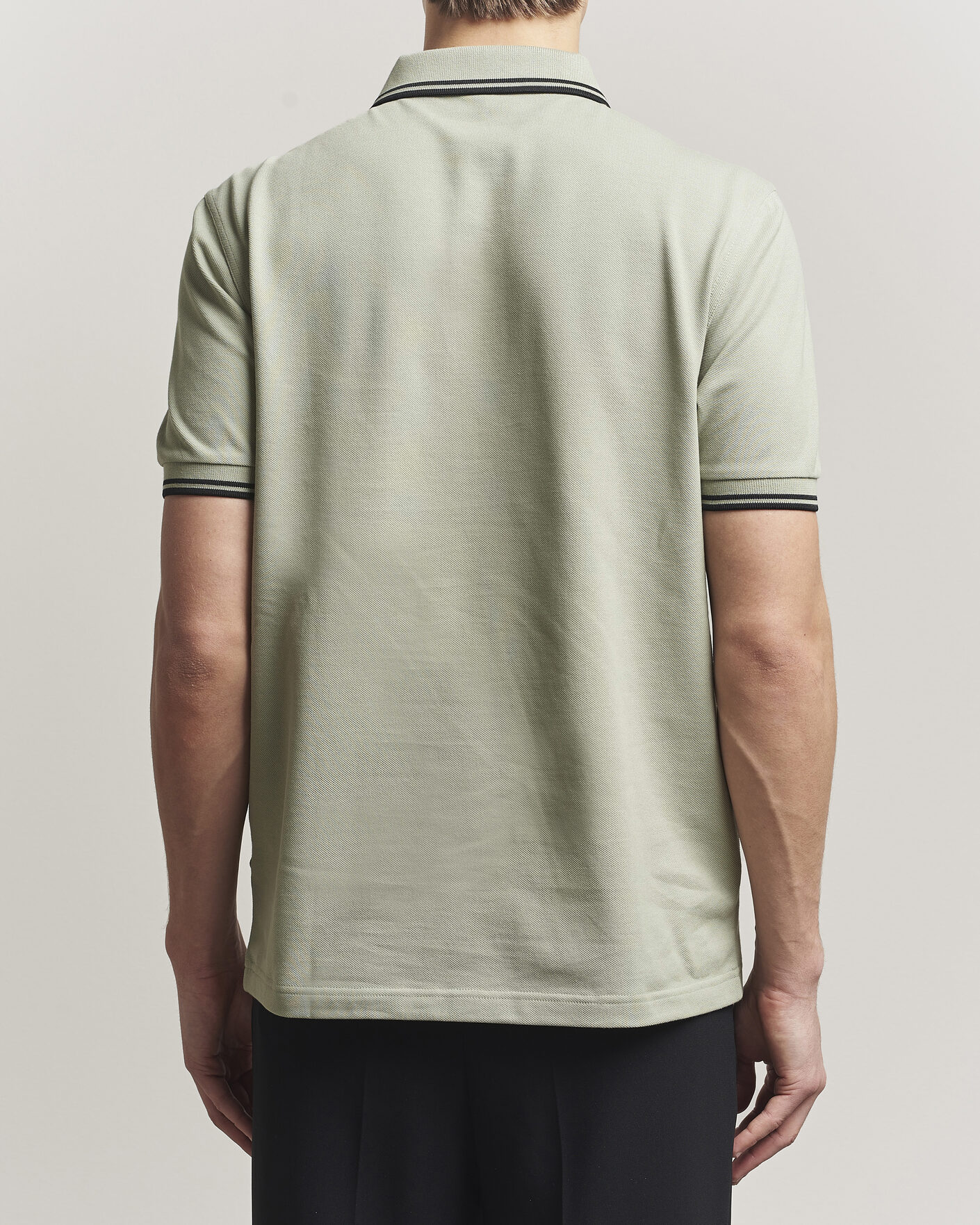 Men | Polo Shirts | Fred Perry | Twin Tipped Polo Shirt Seagrass Green
