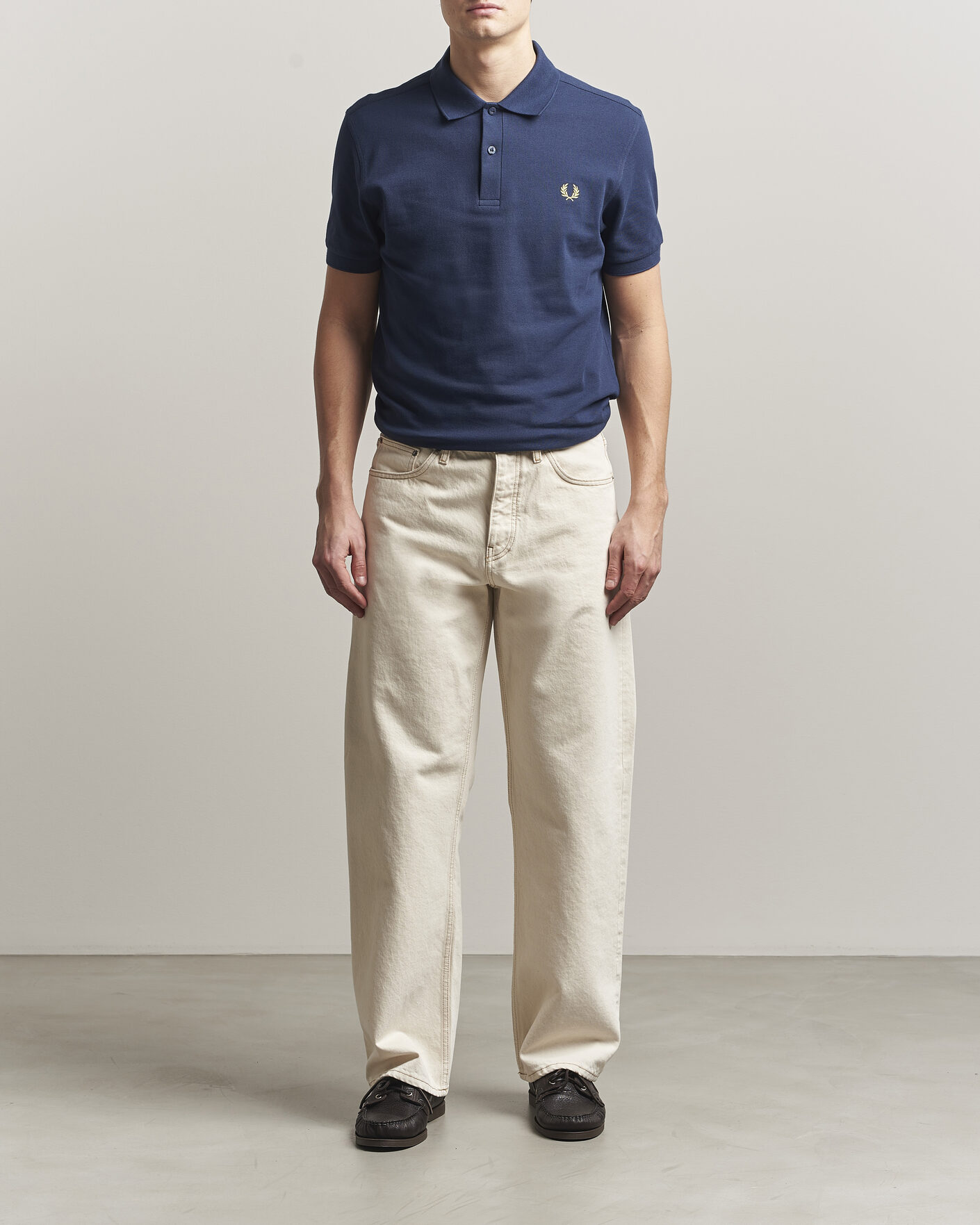 Men | Polo Shirts | Fred Perry | Plain Polo Tennis Blue