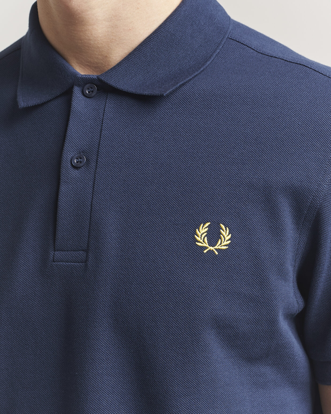 Men | Polo Shirts | Fred Perry | Plain Polo Tennis Blue