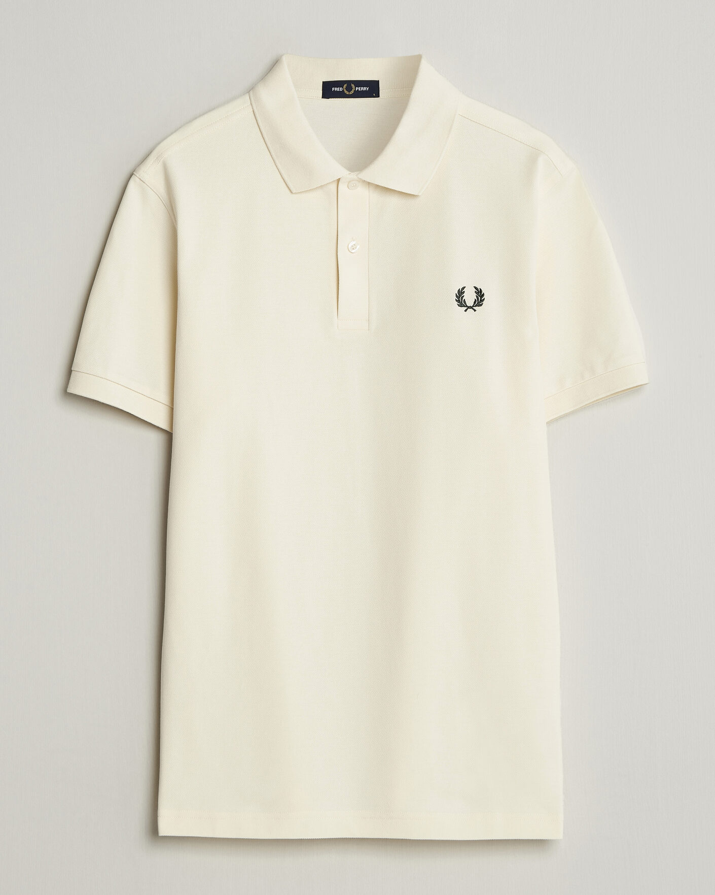 Men | Polo Shirts | Fred Perry | Plain Polo Ecru