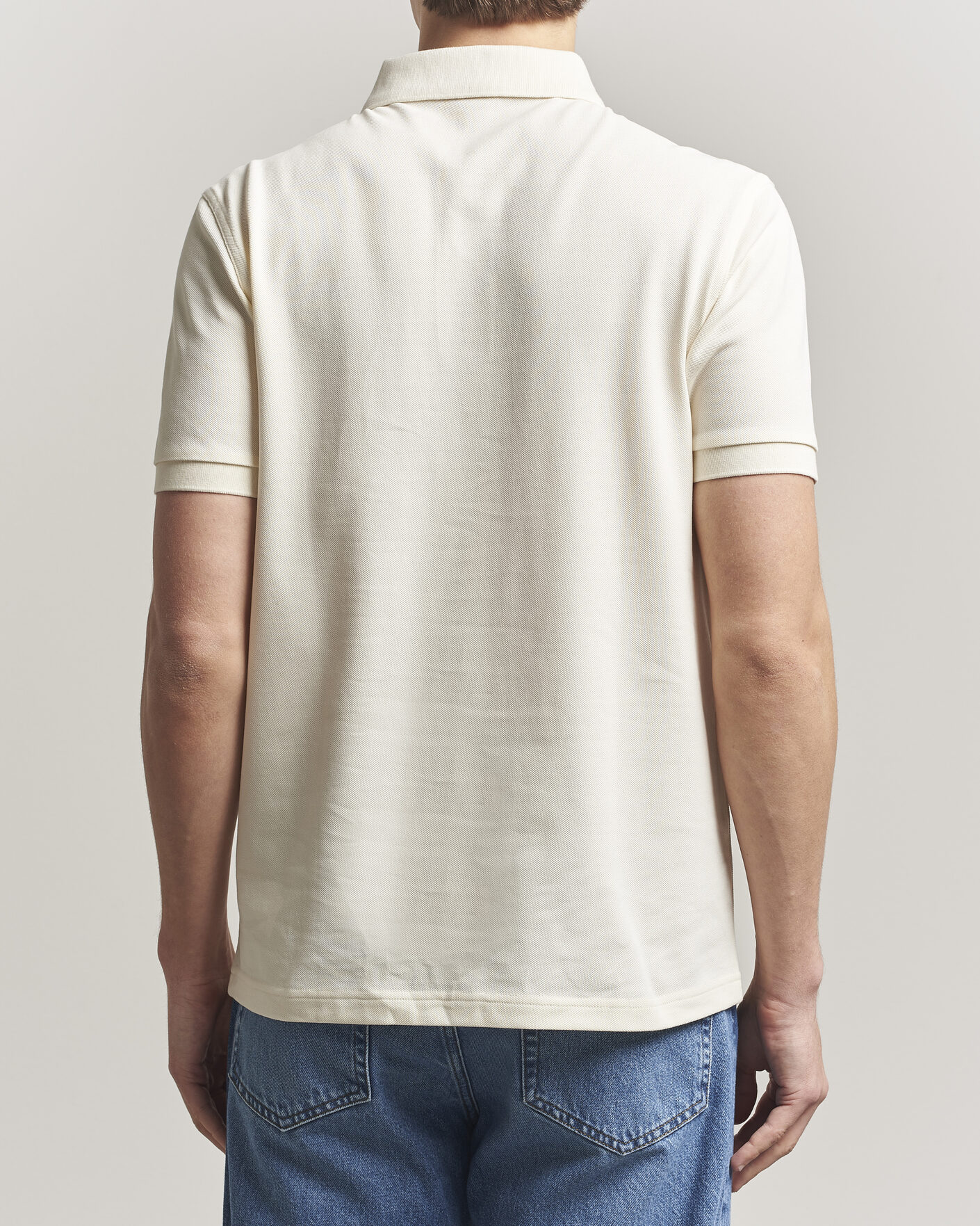 Men | Polo Shirts | Fred Perry | Plain Polo Ecru