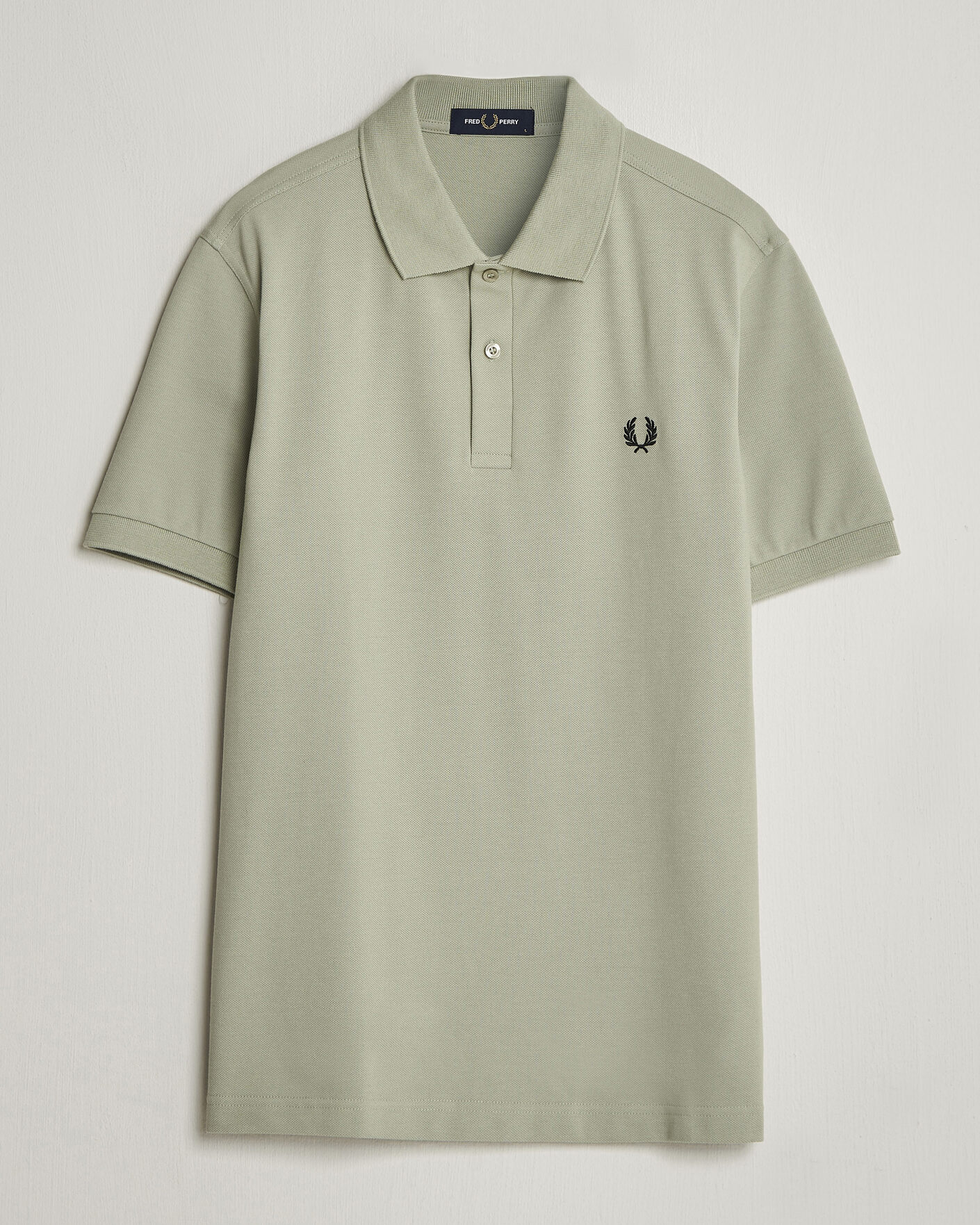 Men | Polo Shirts | Fred Perry | Plain Polo Seagrass Green