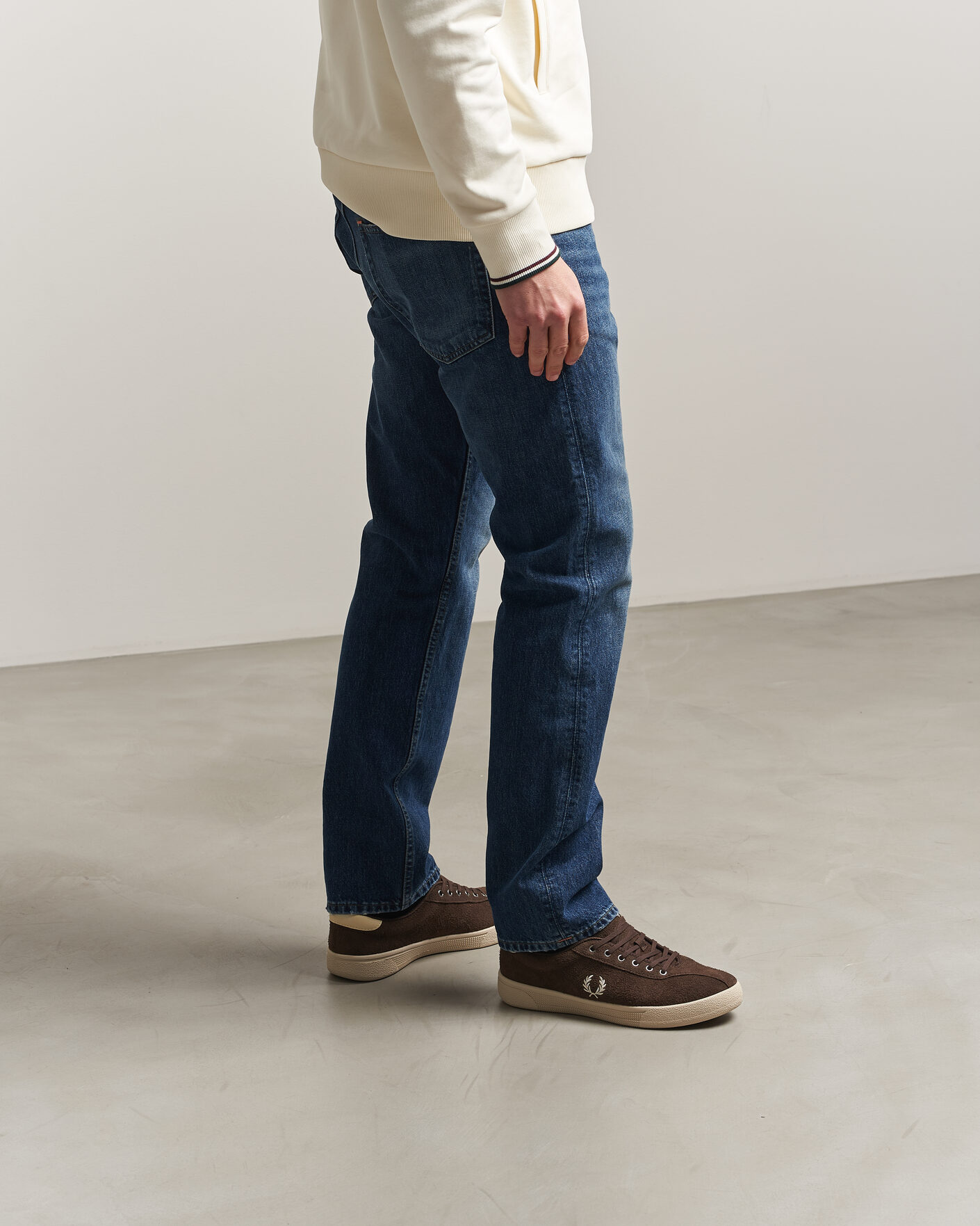 Men | Sneakers | Fred Perry | Tennis Suede Sneaker Burnt Tobacco