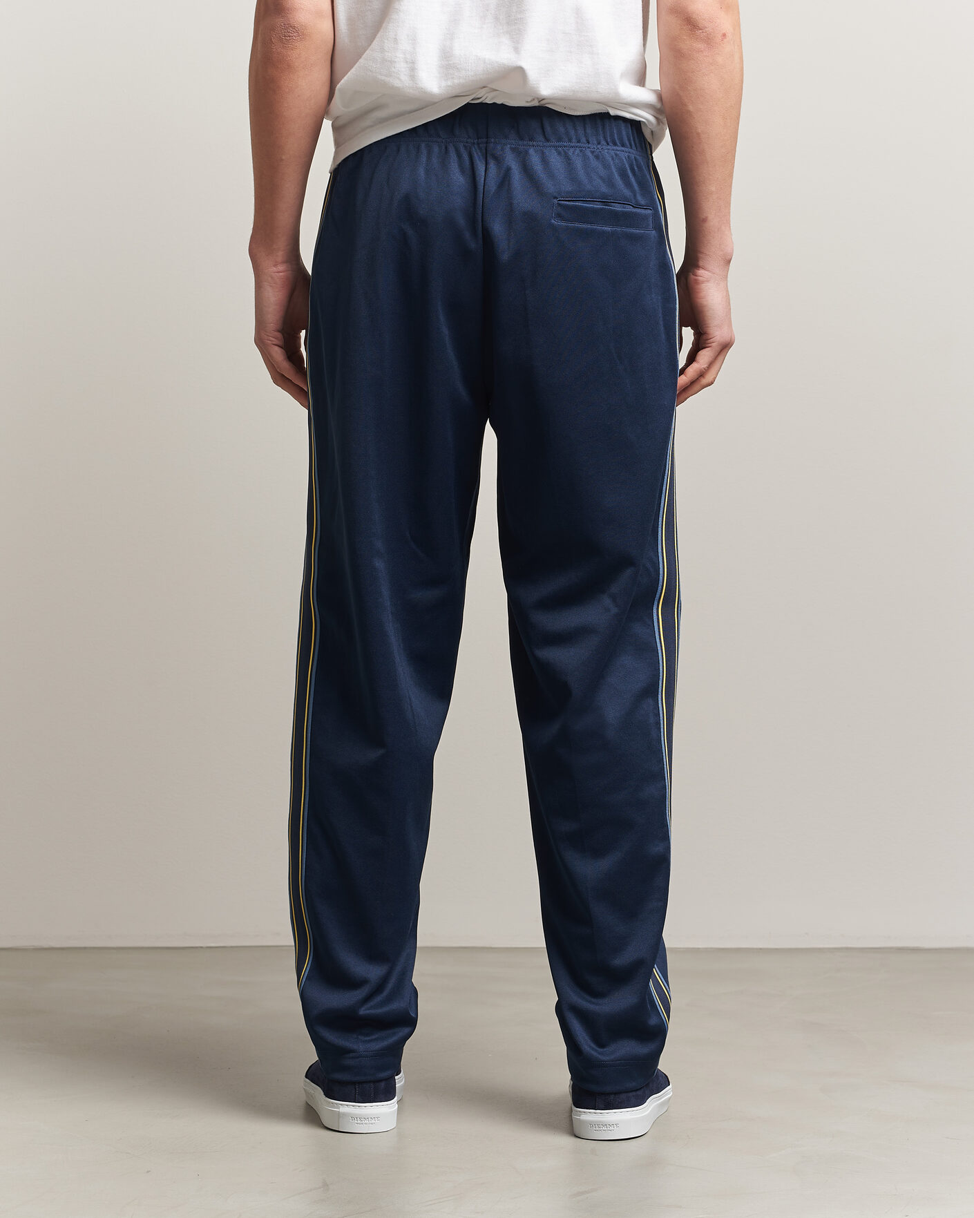 Men | Trousers | Fred Perry | Tramline Taped Track Pants Tennis Blue