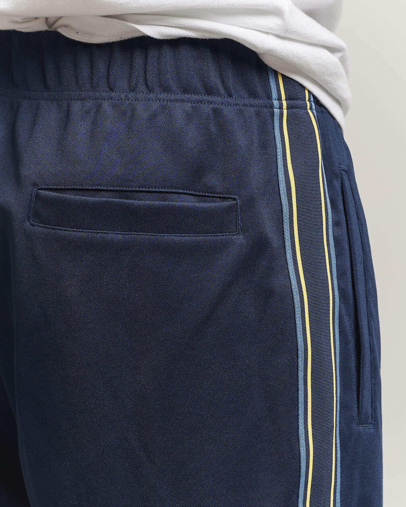 Men | Trousers | Fred Perry | Tramline Taped Track Pants Tennis Blue