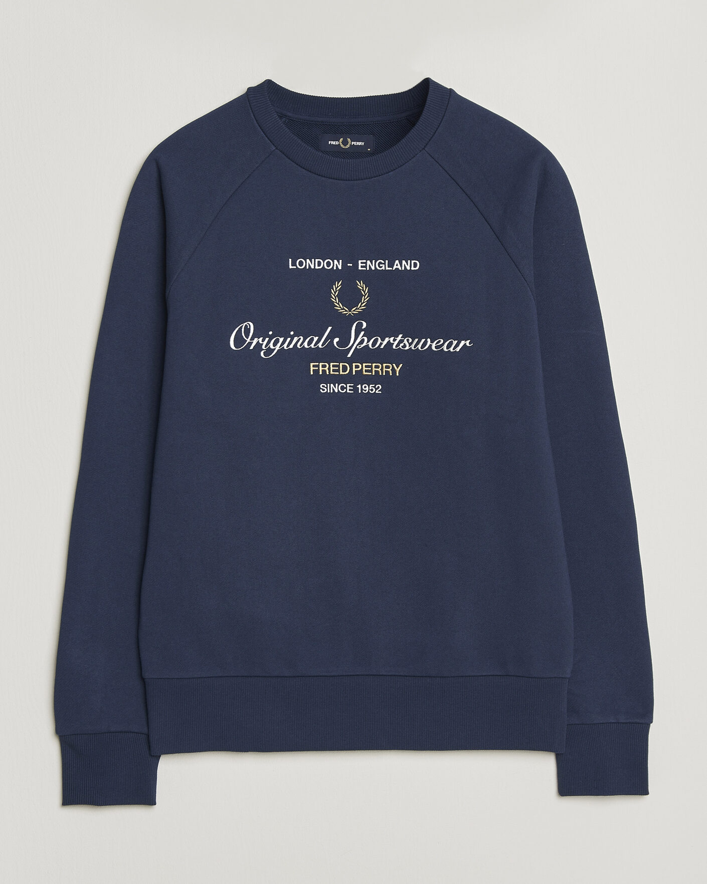 Fred Perry Original Sportswear Sweatshirt Tennis Blue at