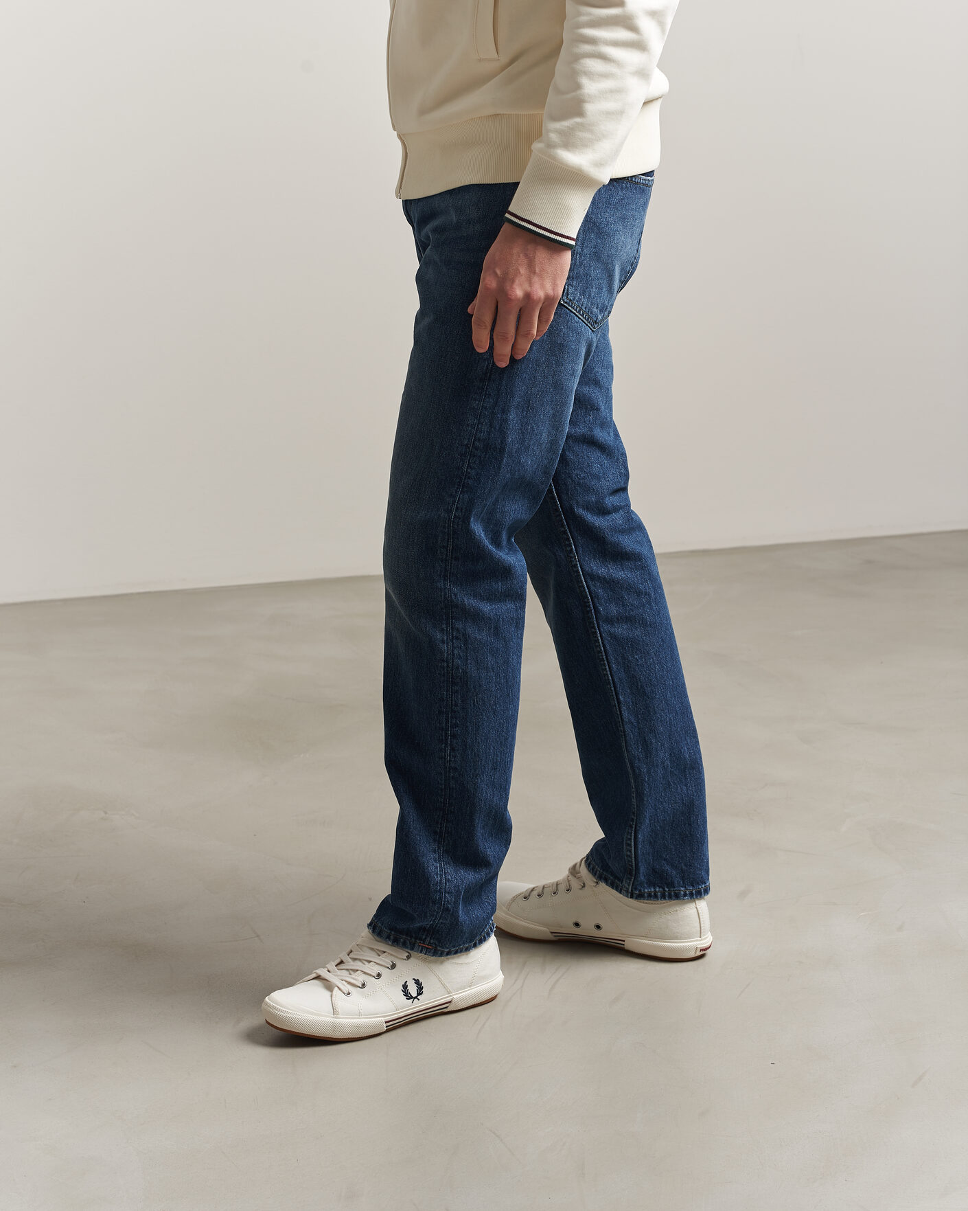 Men | Sneakers | Fred Perry | B708 Vintage Tennis Sneaker Snow White