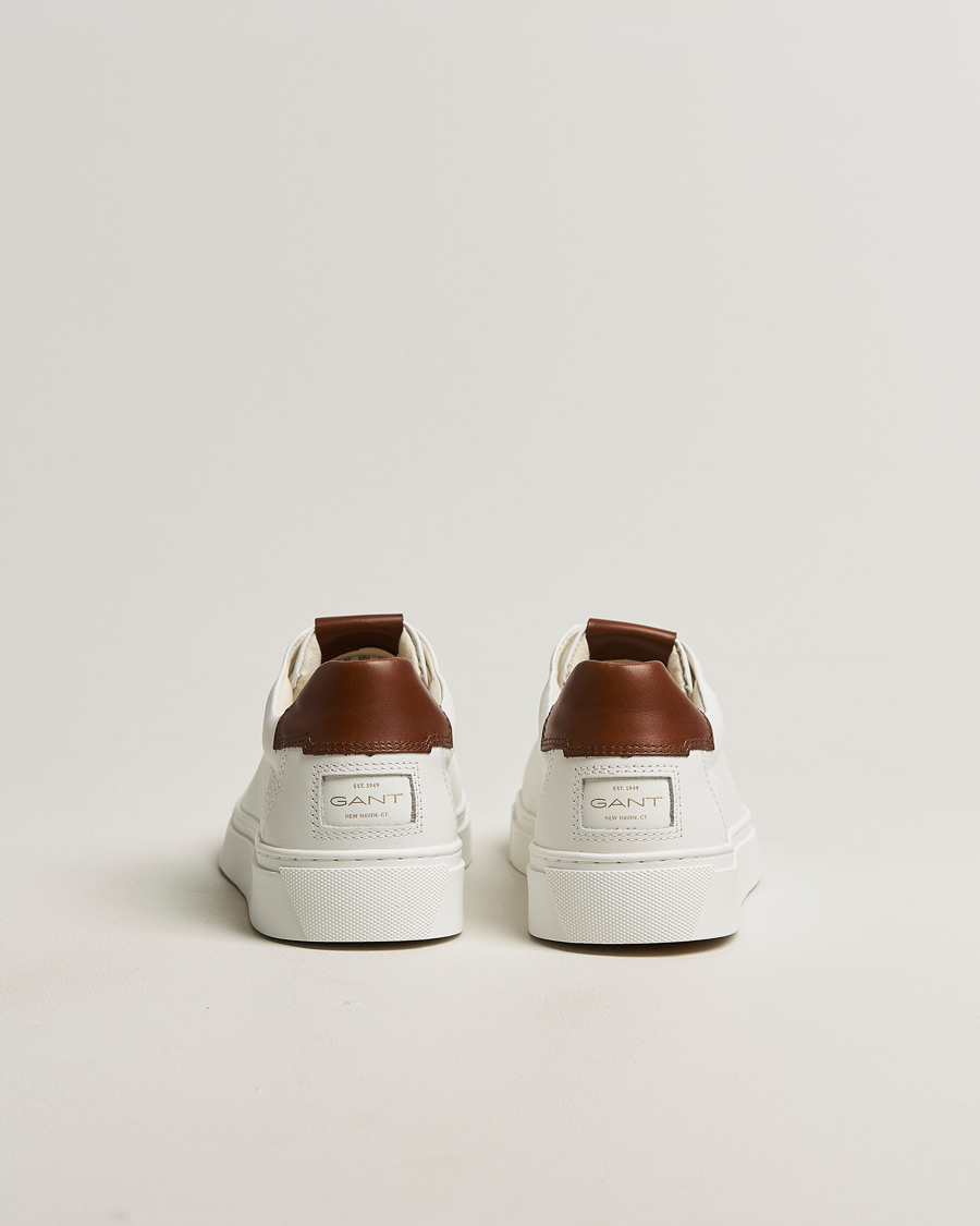 Men | Sneakers | Gant | Mc Julien Leather Sneaker White/Dark Tan