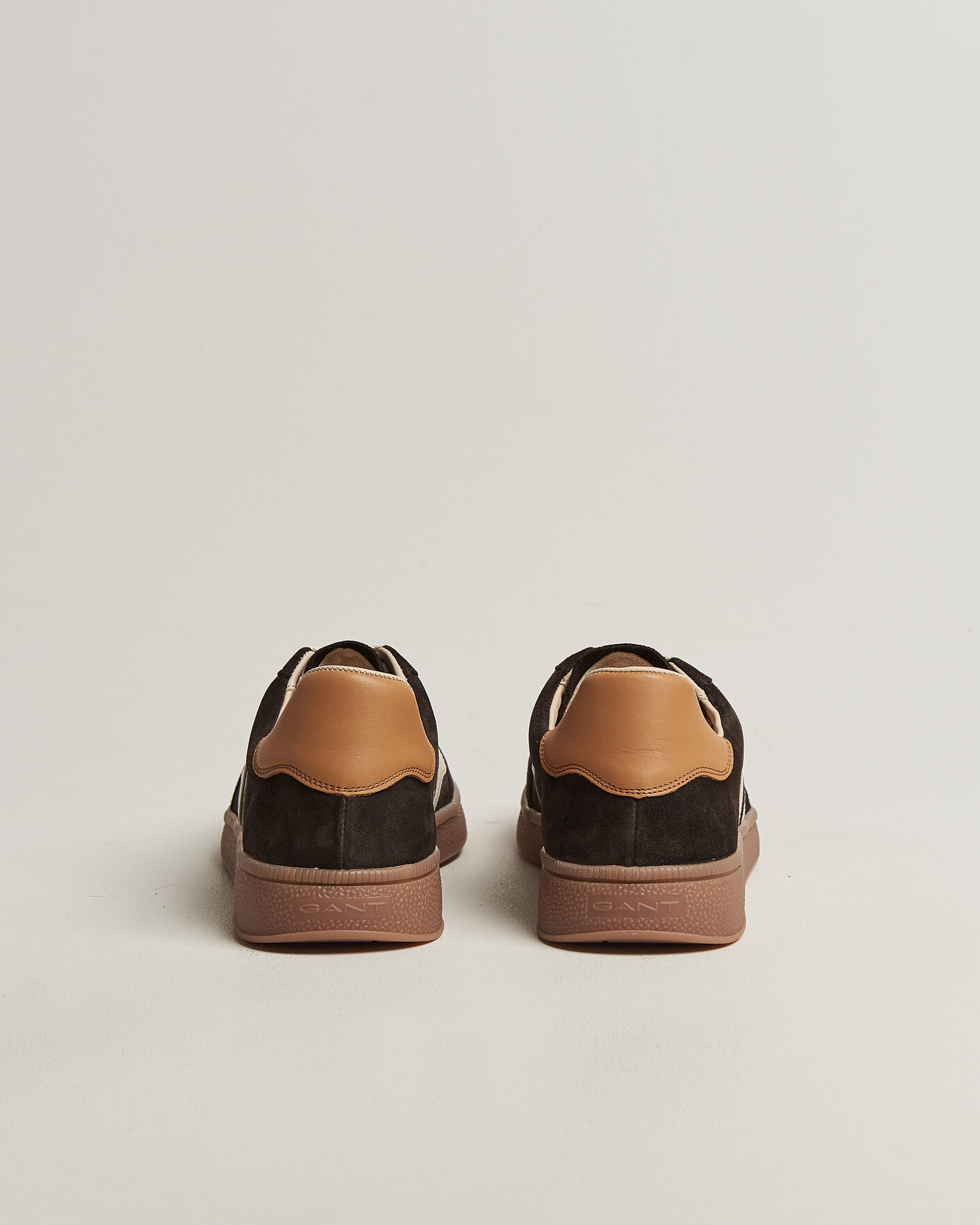 Men | Sneakers | Gant | Cuzmo Suede Sneaker Dark Brown/White