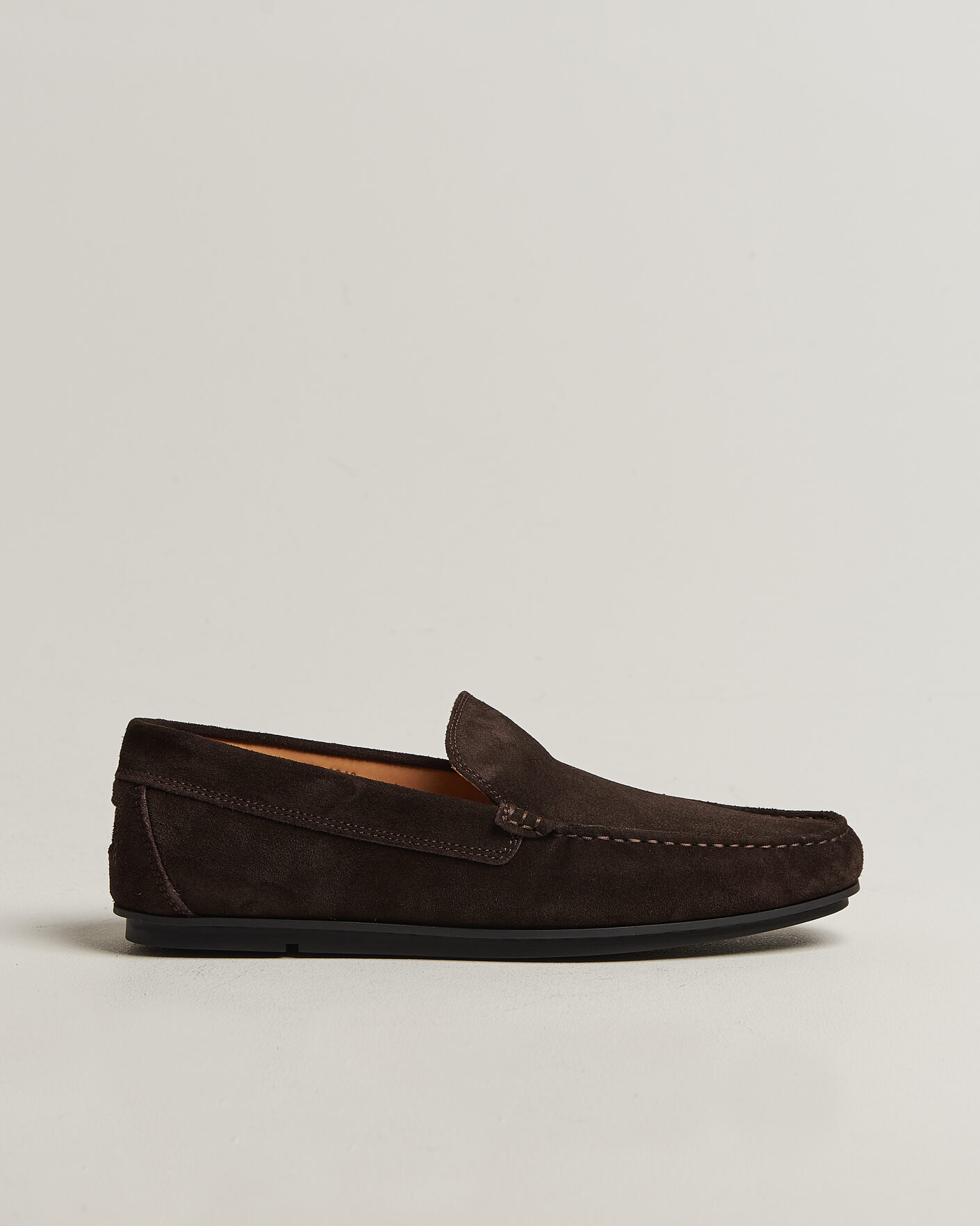 GANT Wilmon Suede Car Shoe Dark Brown at CareOfCarl.com