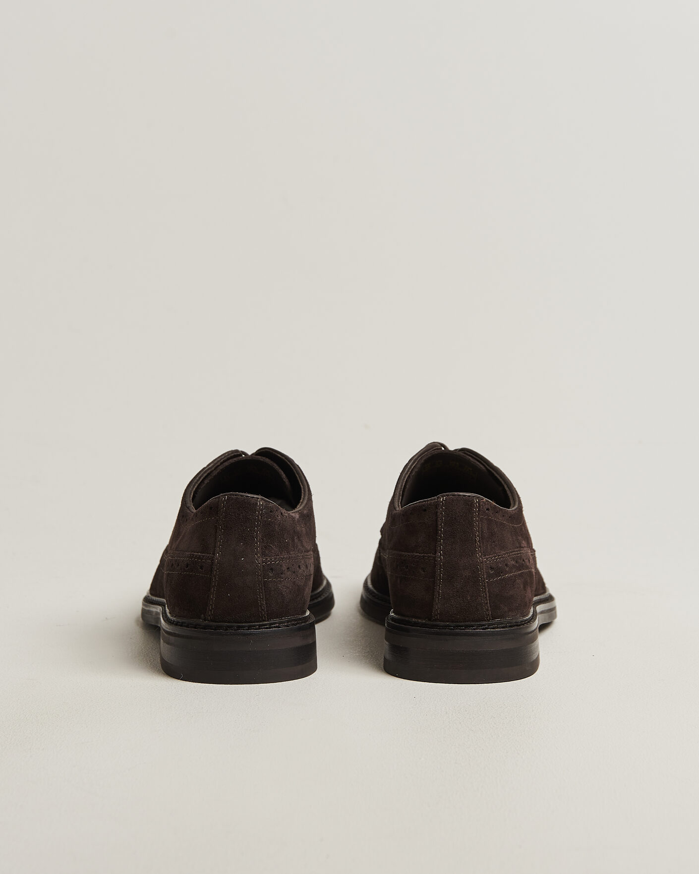 Men | Brogues | GANT | Bidford Suede Brouge Dark Brown