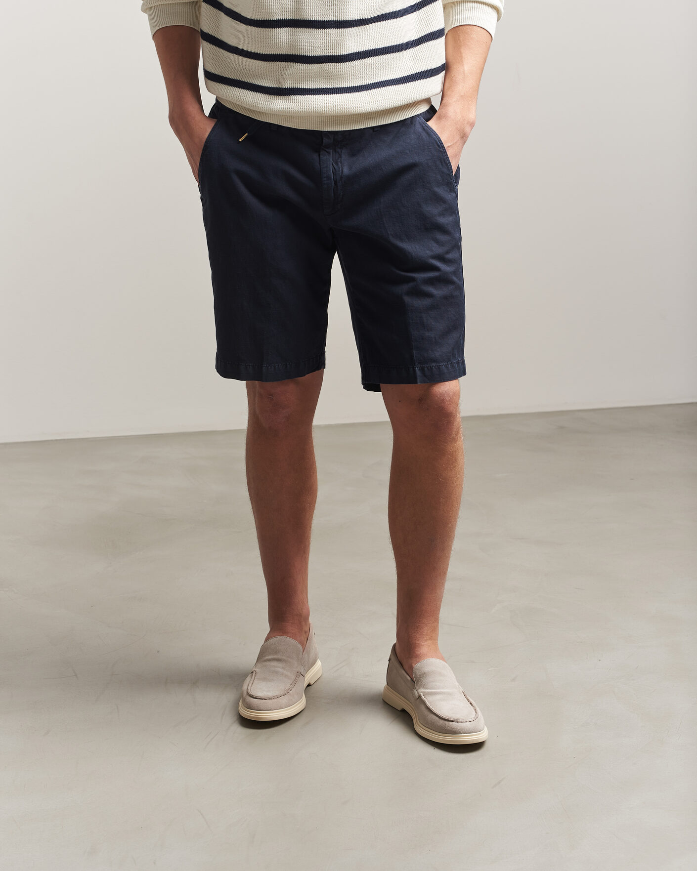 Men | Loafers | GANT | Boery Suede Loafer Taupe