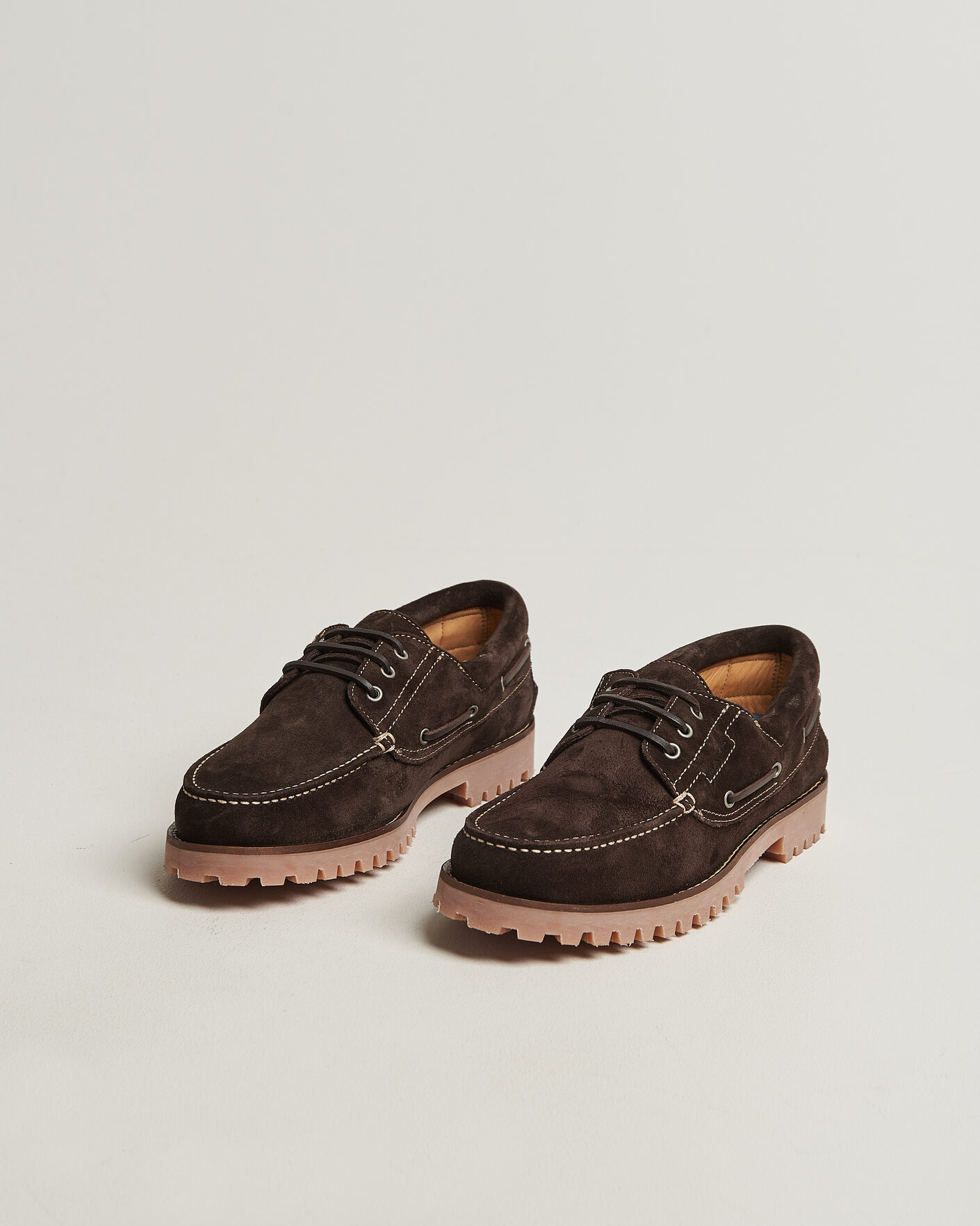 Men | Boat Shoes | GANT | Tratton Suede Boat Shoe Dark Brown