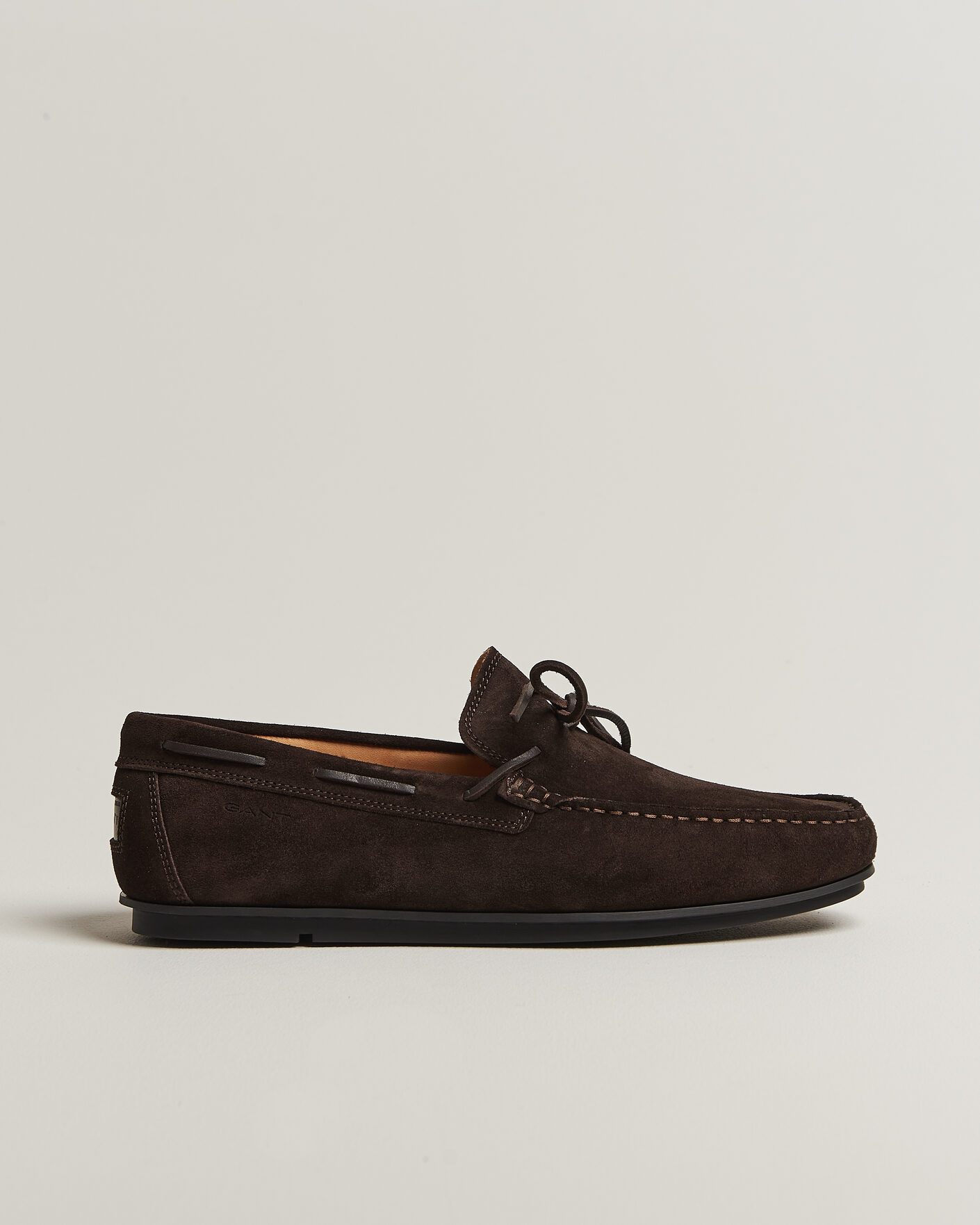 Men | GANT Wilmon Laced Suede Car Shoe Dark Brown | Gant | Wilmon Laced Suede Car Shoe Dark Brown