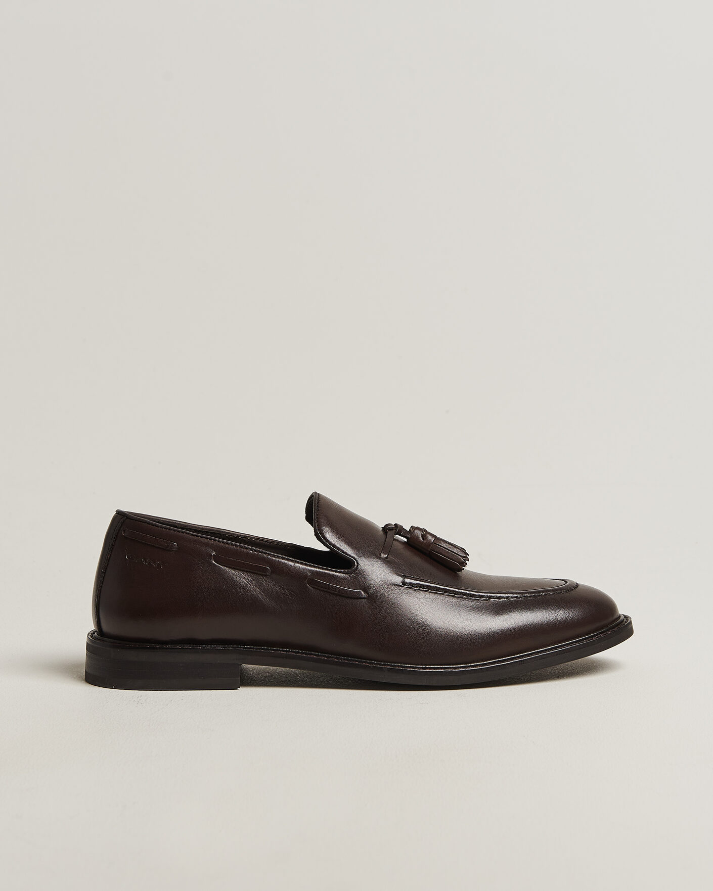 Men | Loafers | GANT | Lozham Leather Tassle Loafer Dark Brown