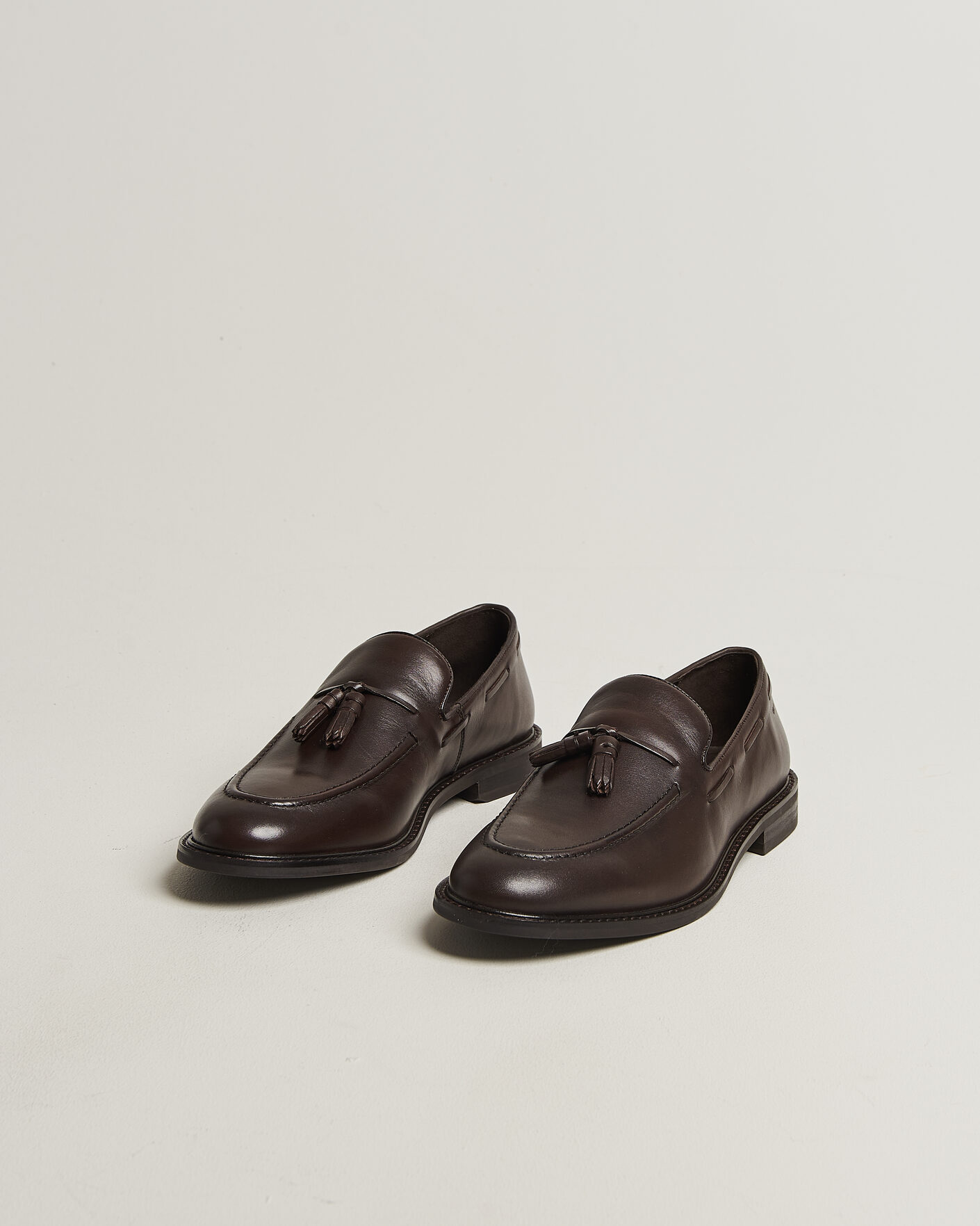 Men | Loafers | GANT | Lozham Leather Tassle Loafer Dark Brown