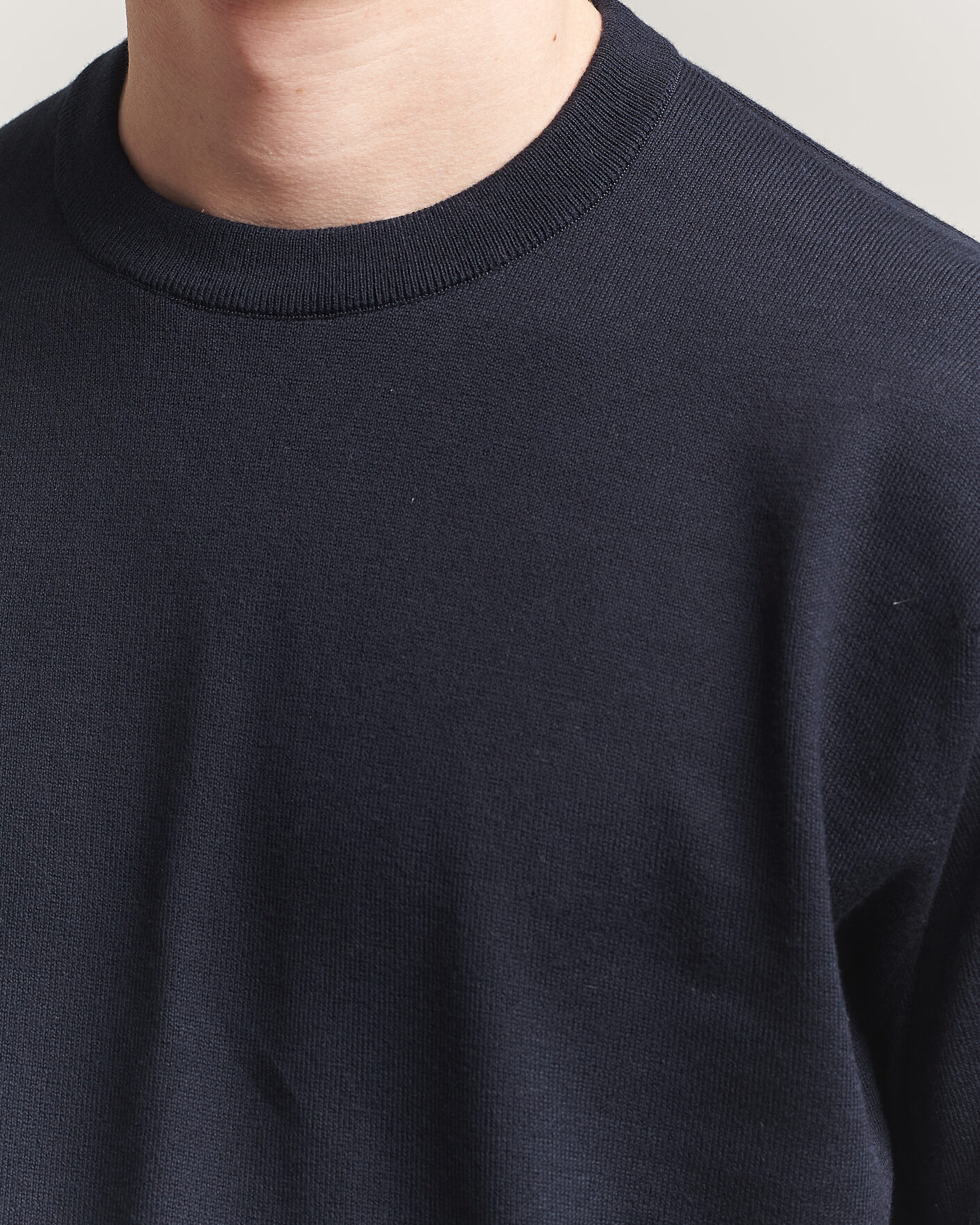 Men | T-Shirts | John Smedley | Tindall Sea Island Cotton T-Shirt Navy