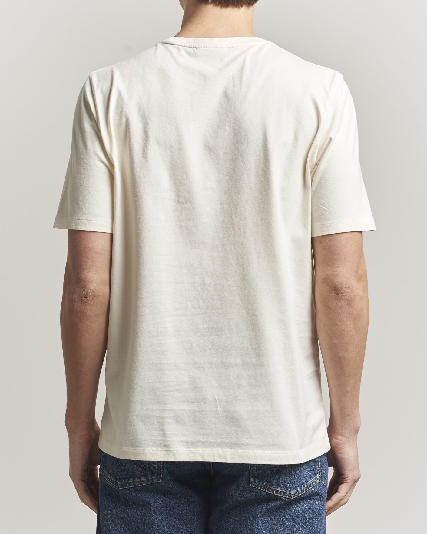 Men | T-Shirts | Maison Kitsuné | Fox Head T-Shirt Noble Beige