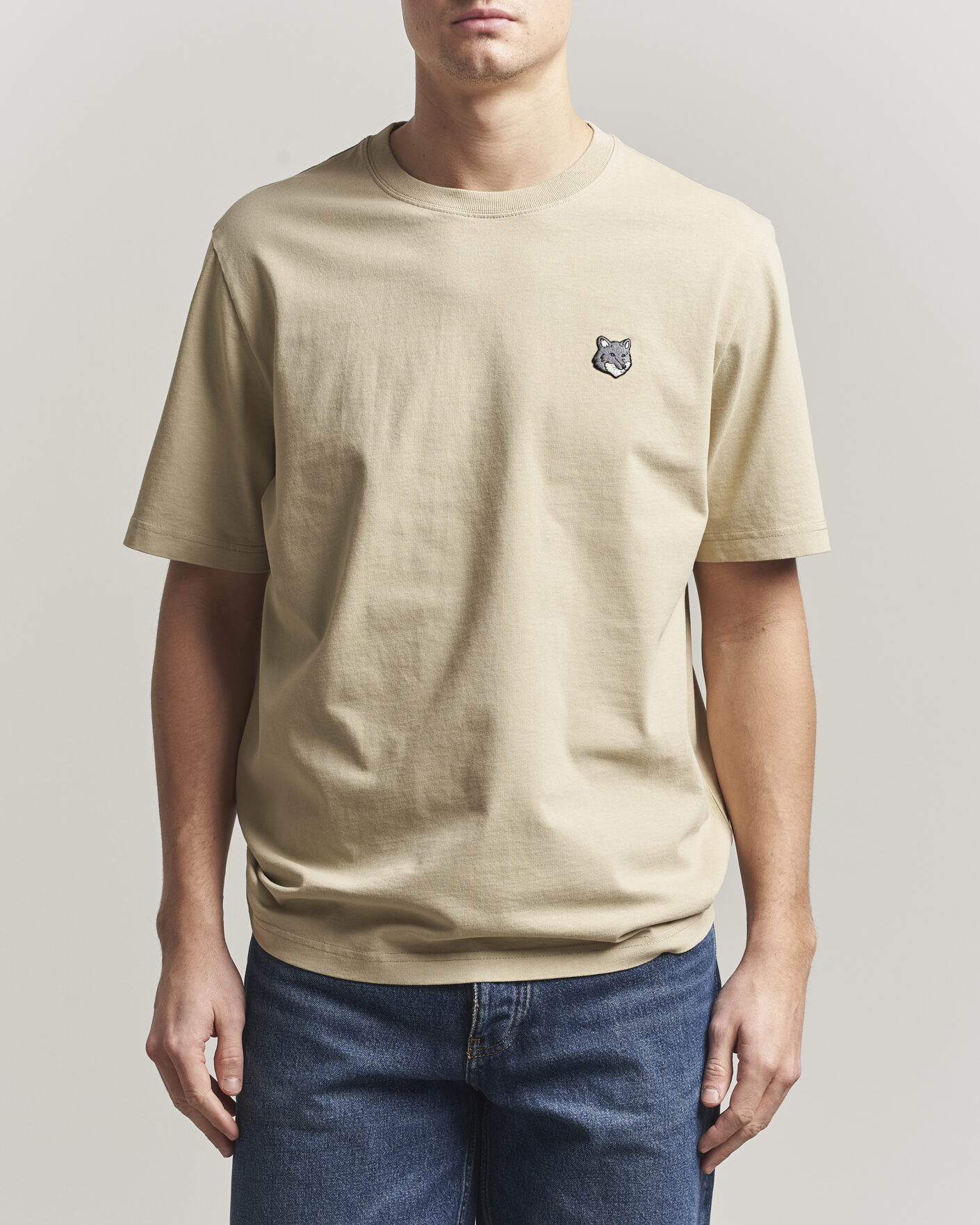 Maison Kitsuné Bold Fox Head T-Shirt Tea Leaf at CareOfCarl.com