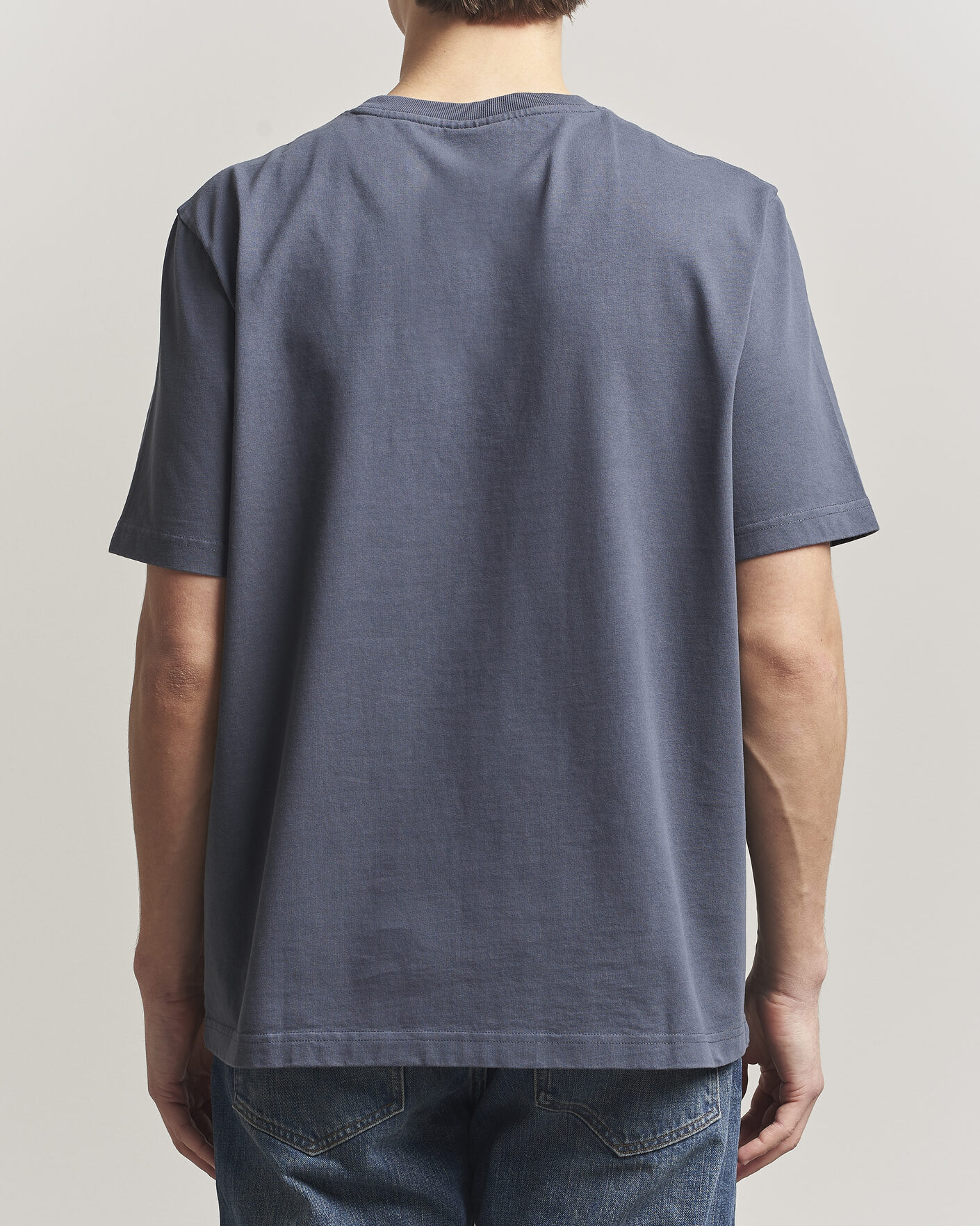 Men | T-Shirts | Maison Kitsuné | Dressed Fox T-Shirt Shadow Blue