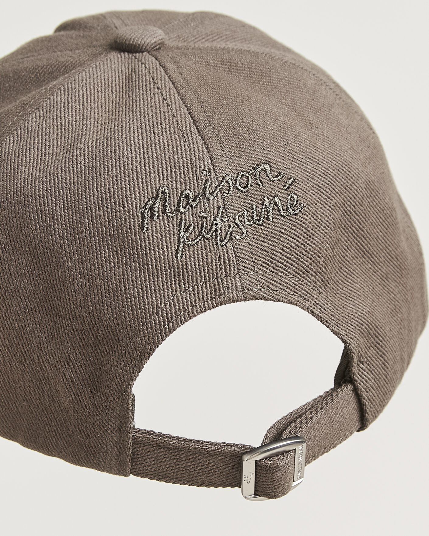 Men | Hats & Caps | Maison Kitsuné | Tonal Fox Head Cap Beluga