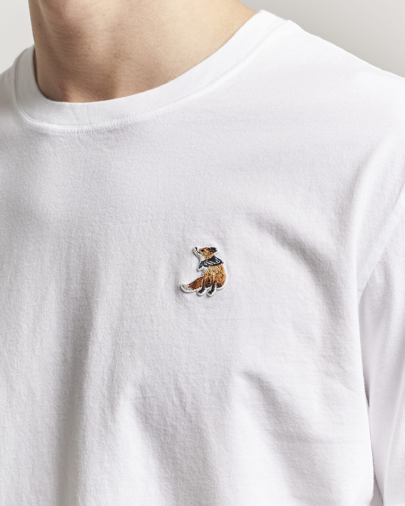 Men | T-Shirts | Maison Kitsuné | Dreaming Fox T-Shirt White
