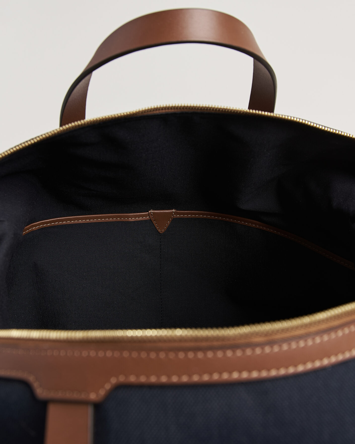 Men | Bags | Mismo | M/S Avail 48h Nylon Weekendbag Deep Sea Blue/Cuoio