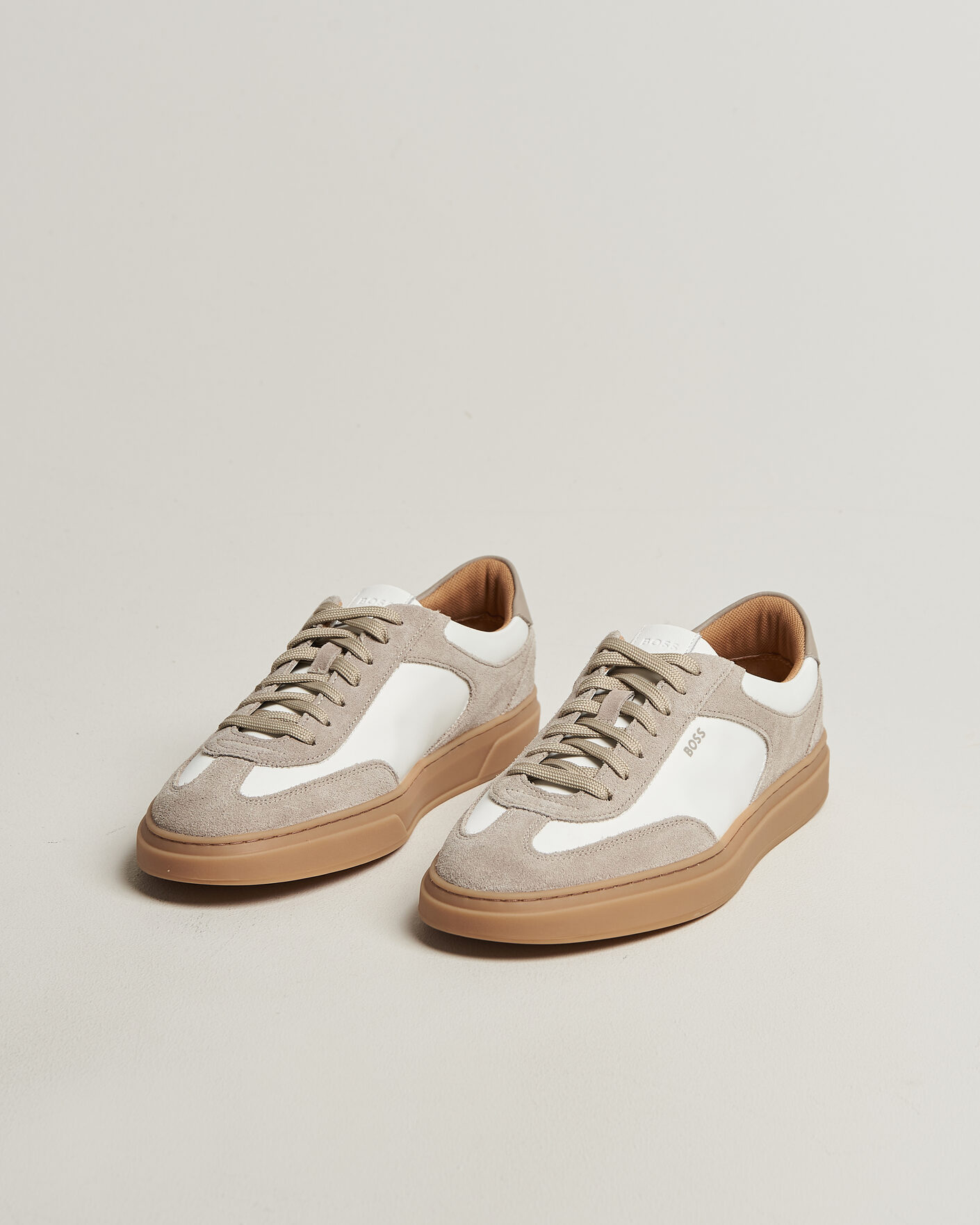Men | Sneakers | BOSS BLACK | Kieran Suede/Nylon Sneaker Medium Beige