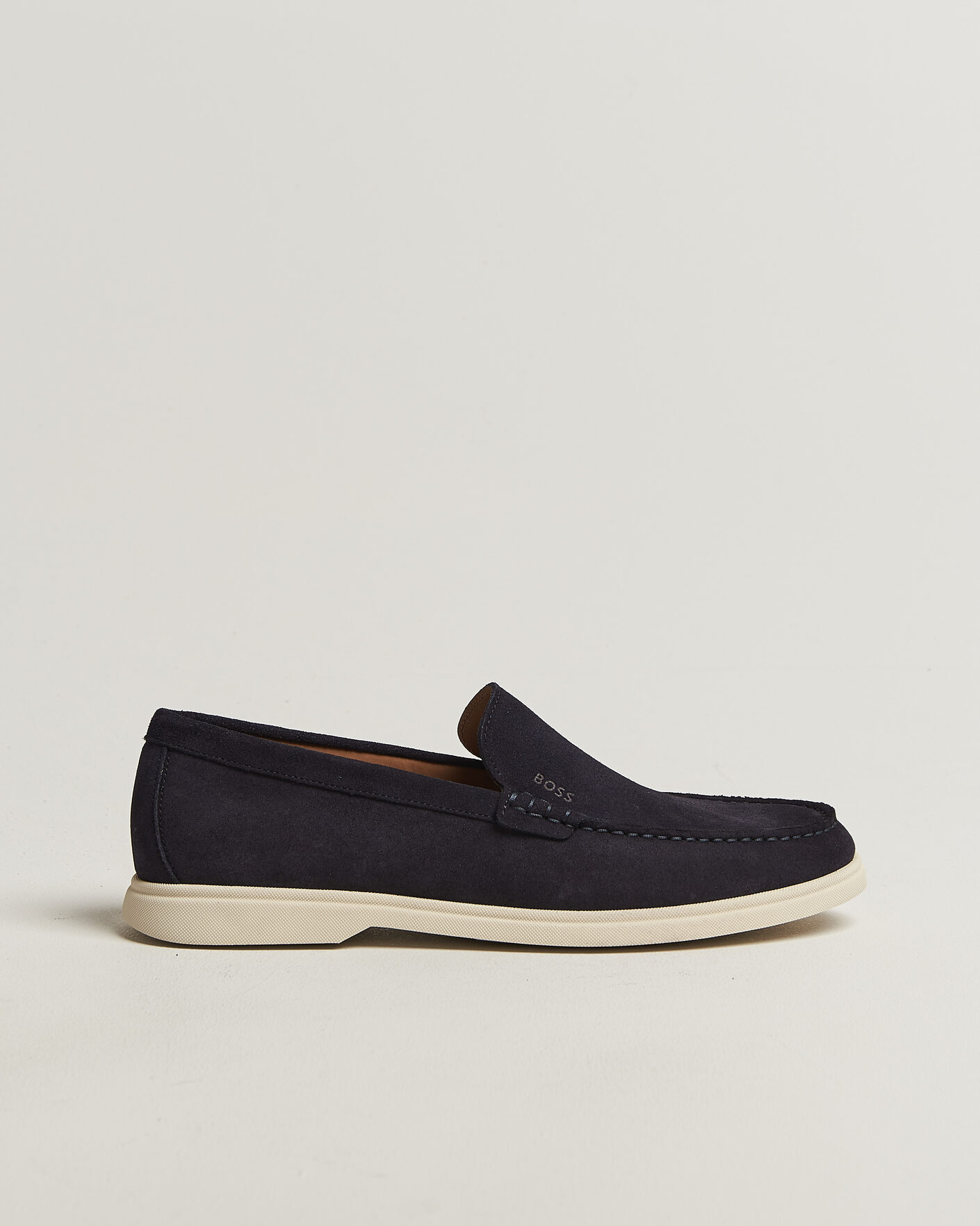 Men | Loafers | BOSS BLACK | Sienne Suede Loafer Dark Blue