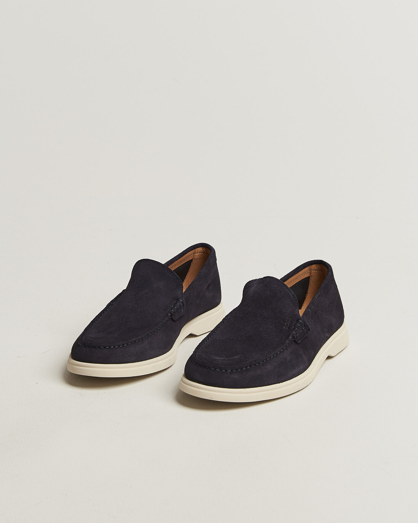 Men | Loafers | BOSS BLACK | Sienne Suede Loafer Dark Blue