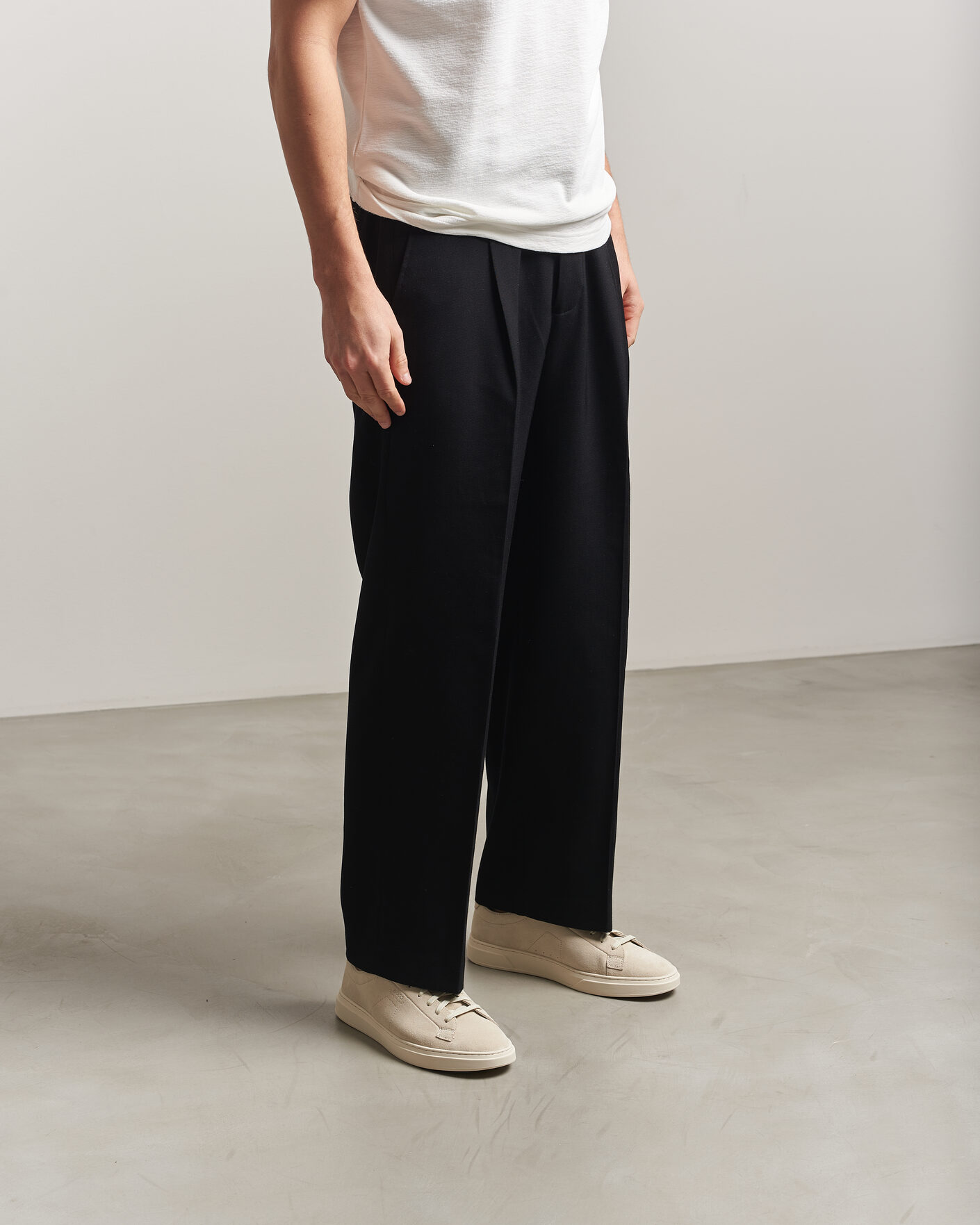 Men | Sneakers | BOSS BLACK | Kieran Suede Sneaker Open White