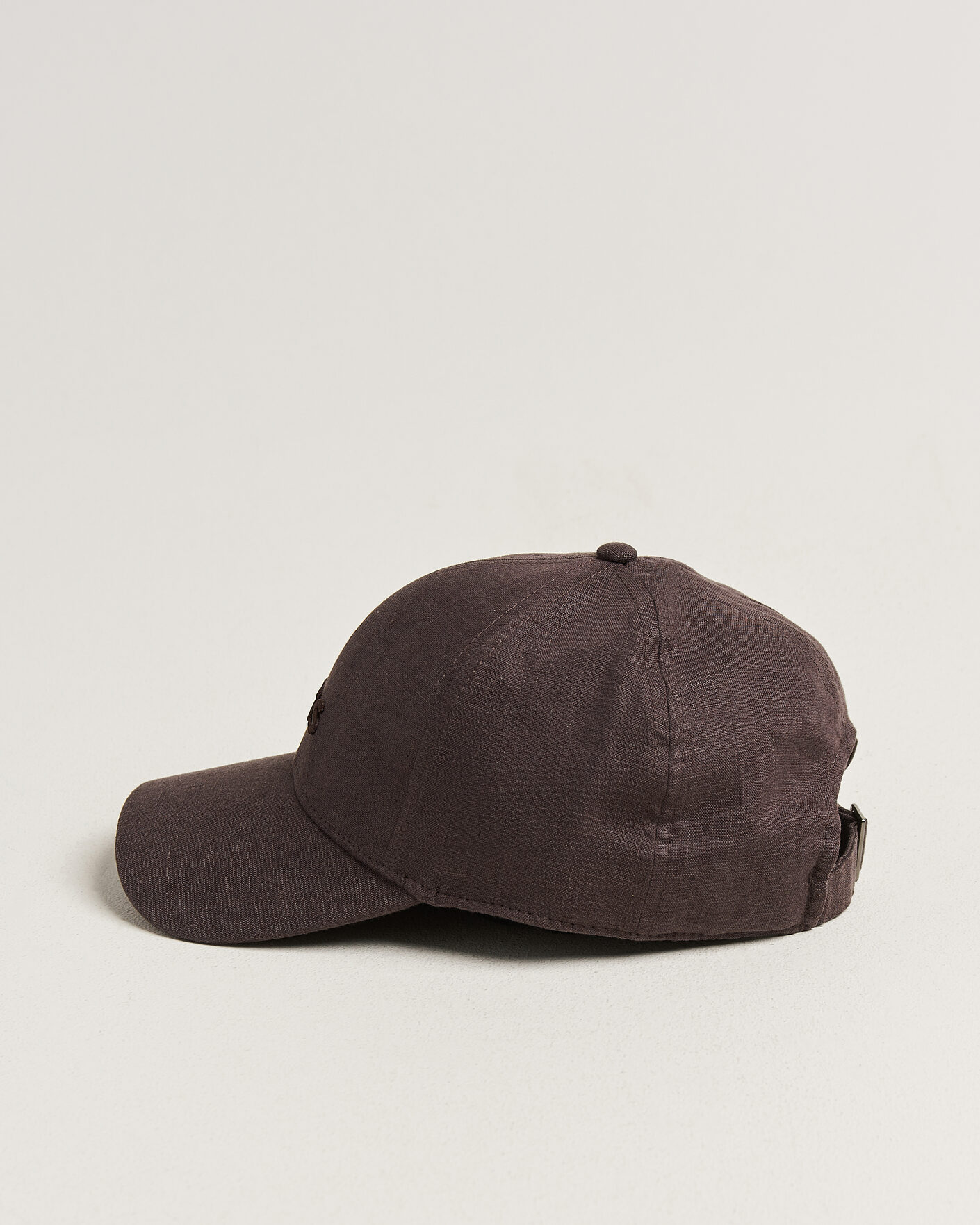 Men | Hats & Caps | BOSS BLACK | Zed Linen Cap Dark Brown