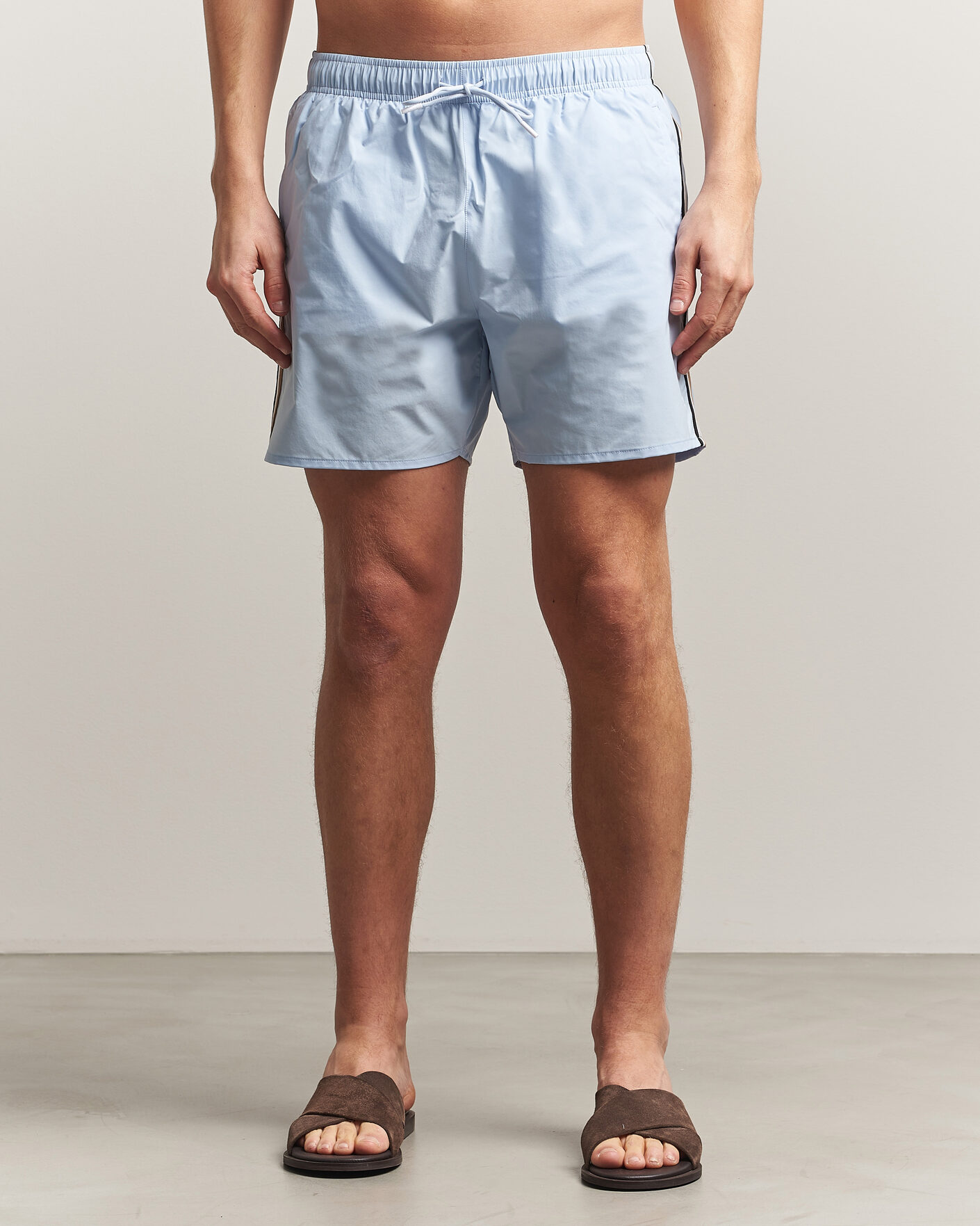Men | Swimwear | BOSS BLACK | Iconic Swimshorts Light Blue