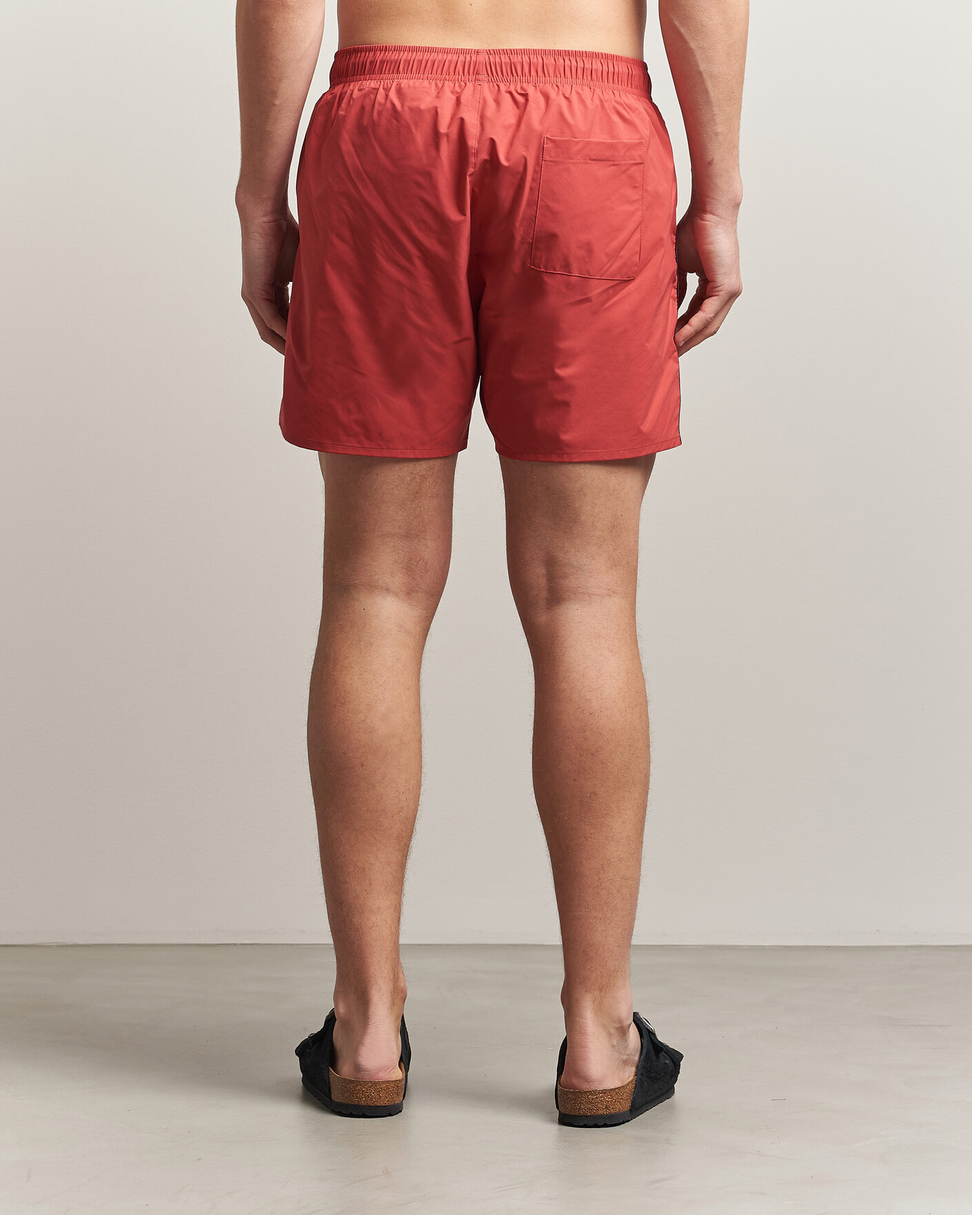 Men | Swimwear | BOSS BLACK | Iconic Swimshorts Dark Red