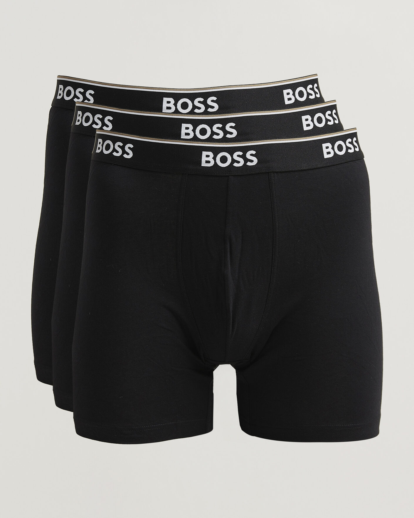 Men | Underwear & Socks | BOSS BLACK | 3-Pack Long Leg Boxer Black